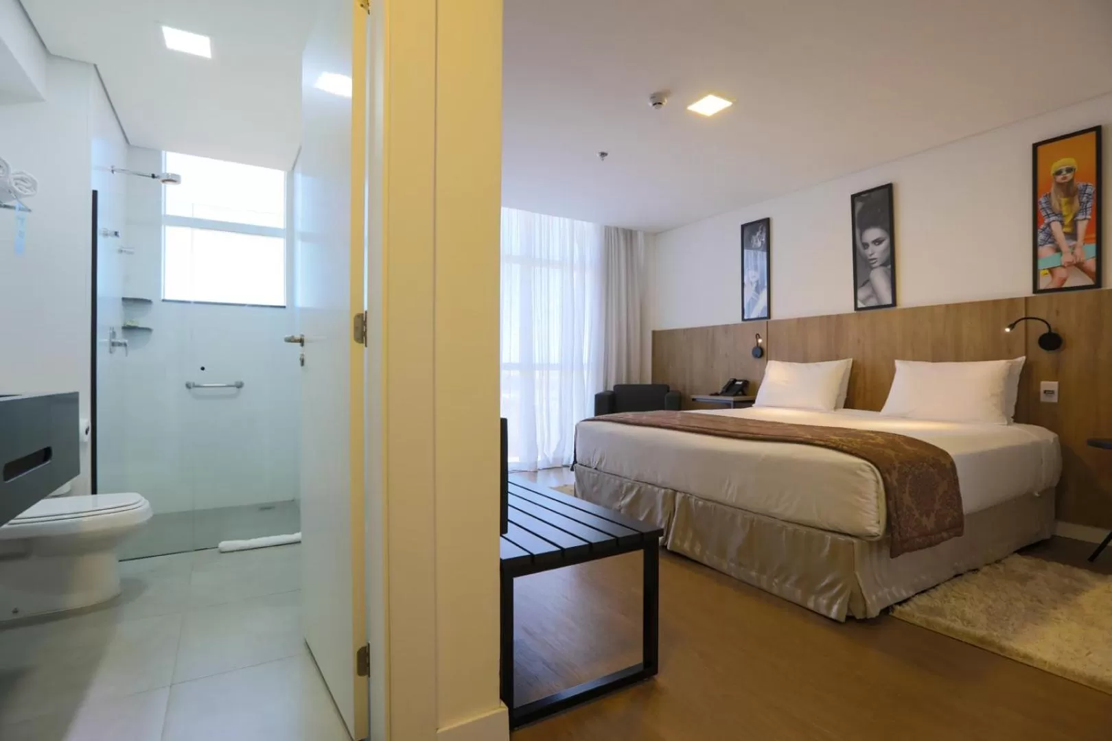 Bedroom, Bed in Transamerica Executive Maringá