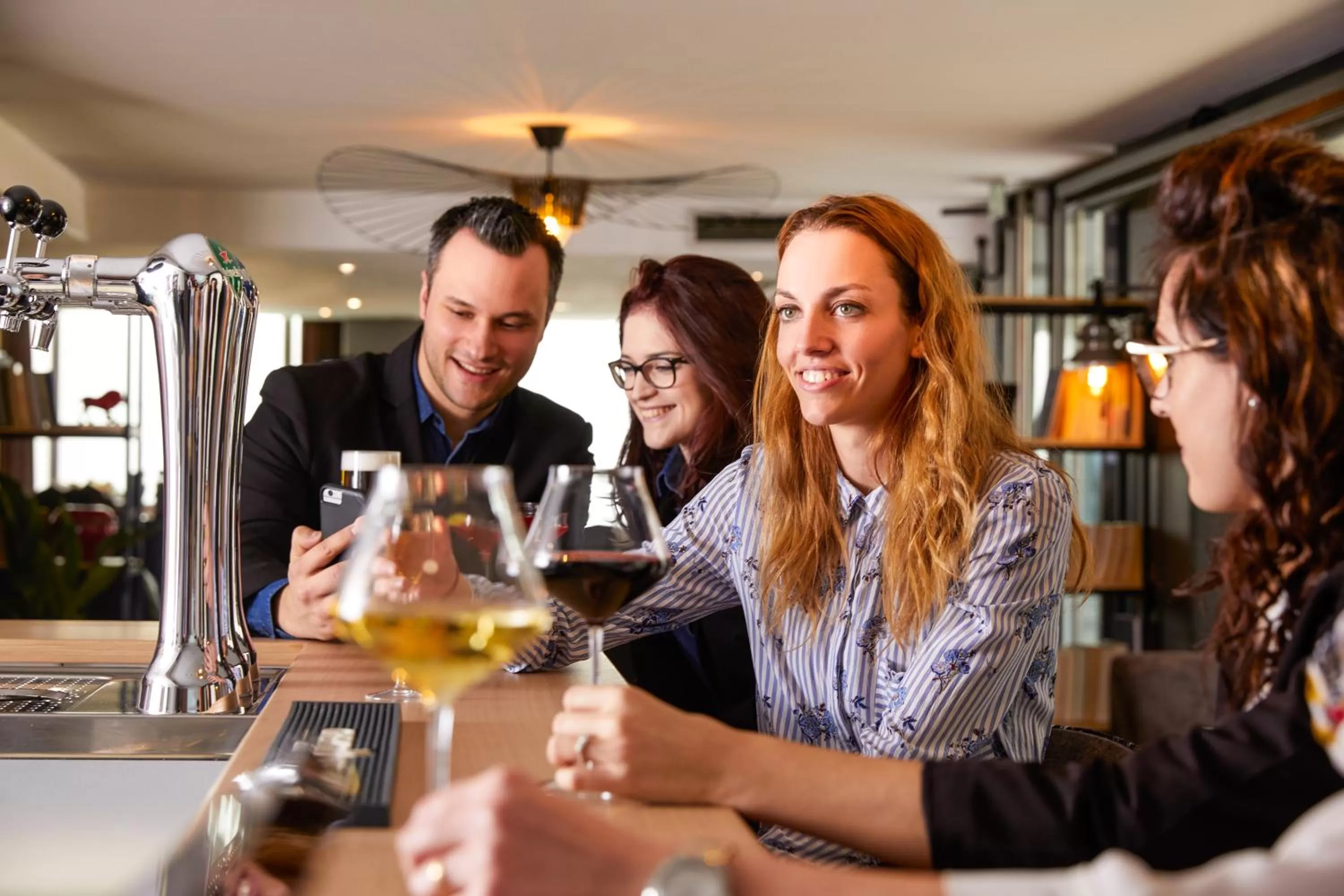 Lounge or bar in Mercure Lyon Centre Plaza République