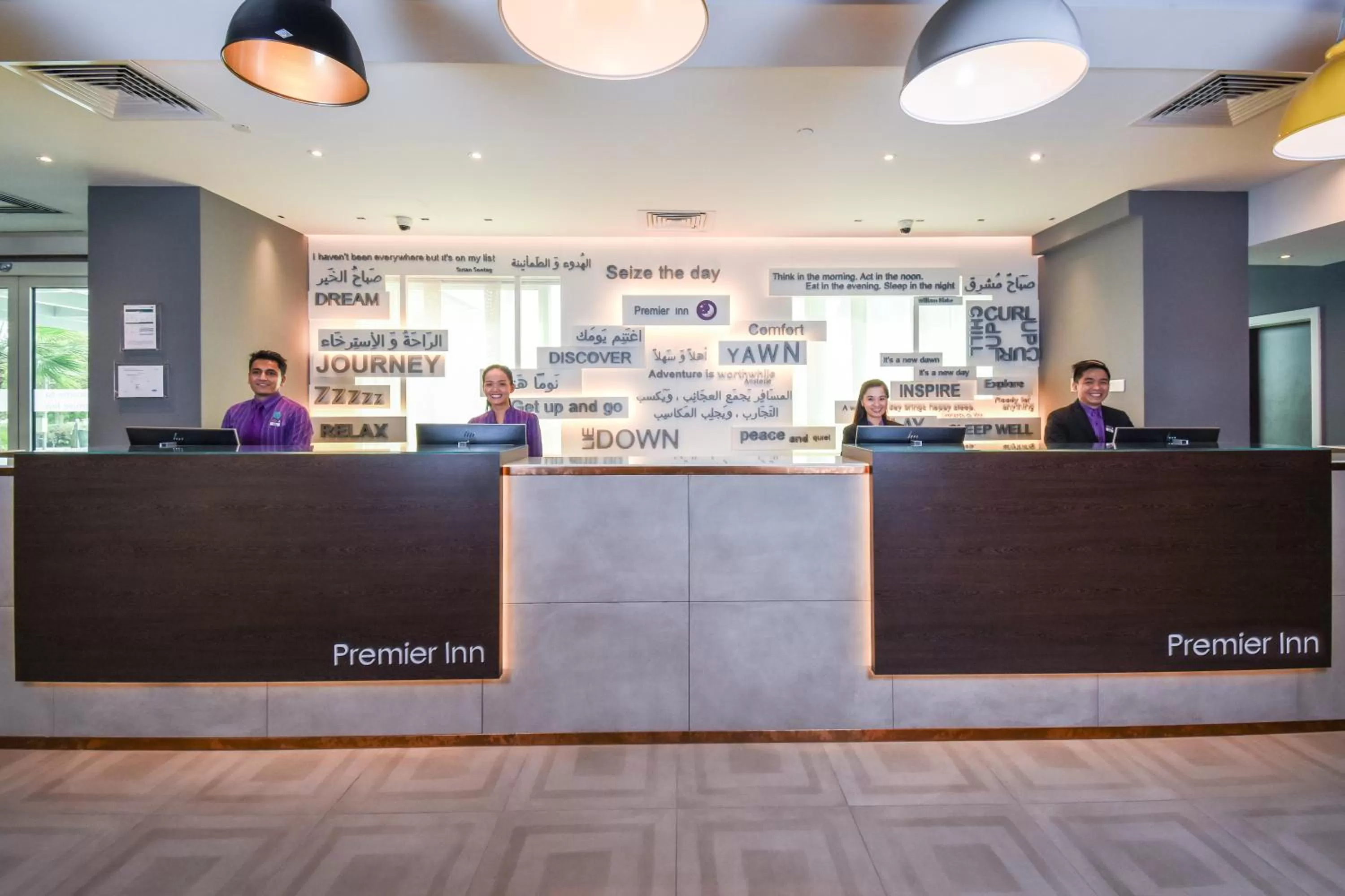 Staff in Premier Inn Dubai Investments Park - An Emirates Group Company