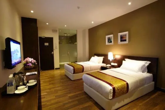 Photo of the whole room, Bed in D Boutique Hotel