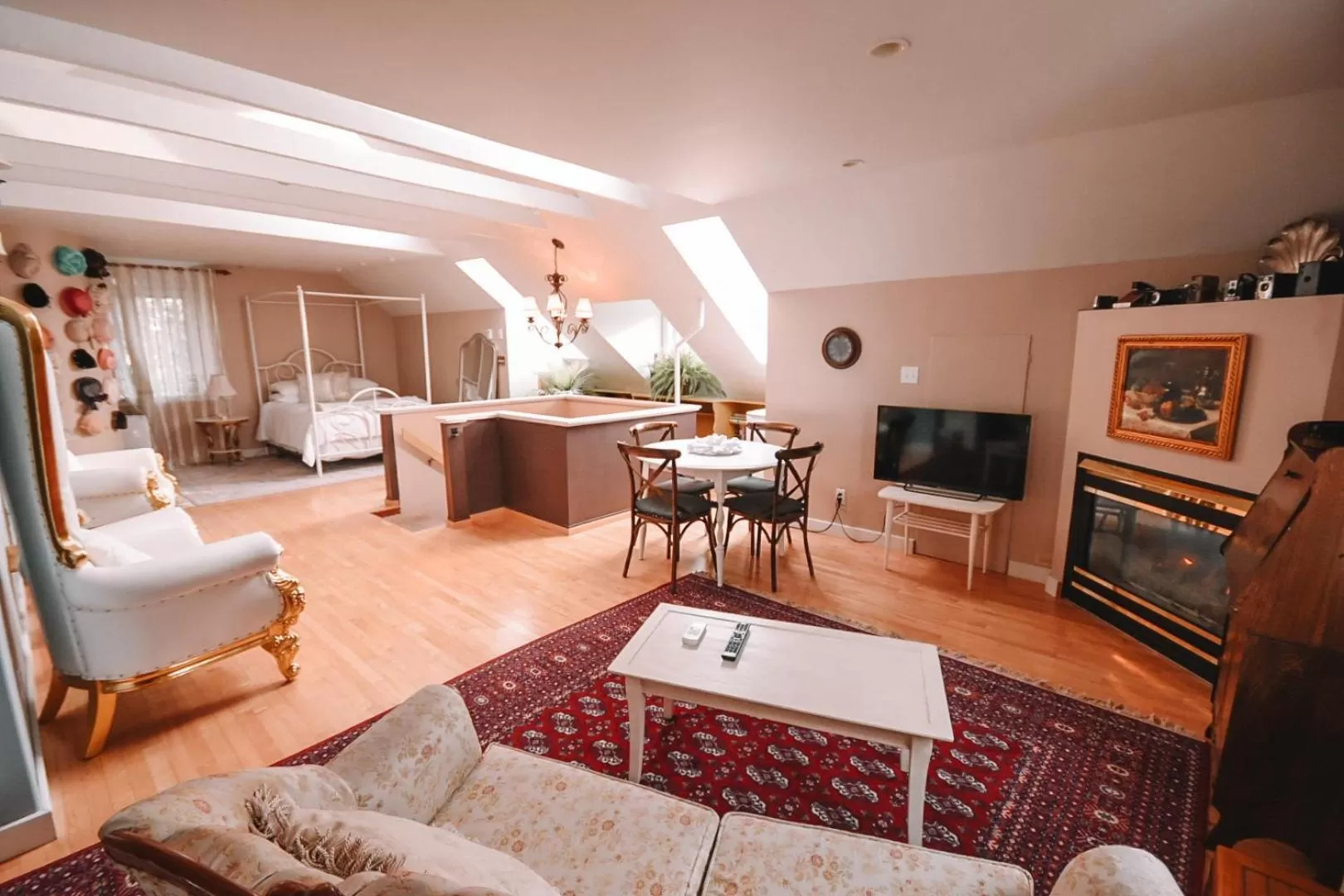 Living room in Bellas Castle