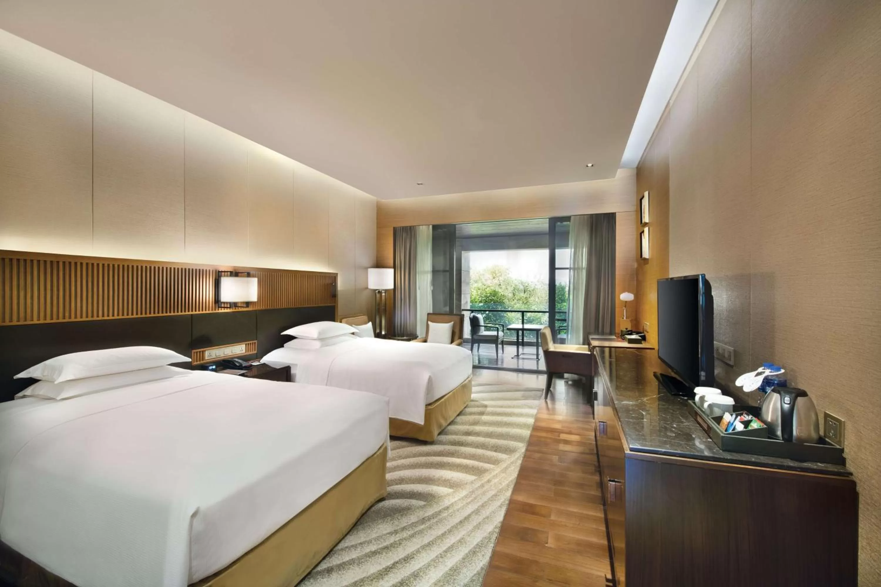 Bedroom, Bed in Hilton Wuhan Optics Valley