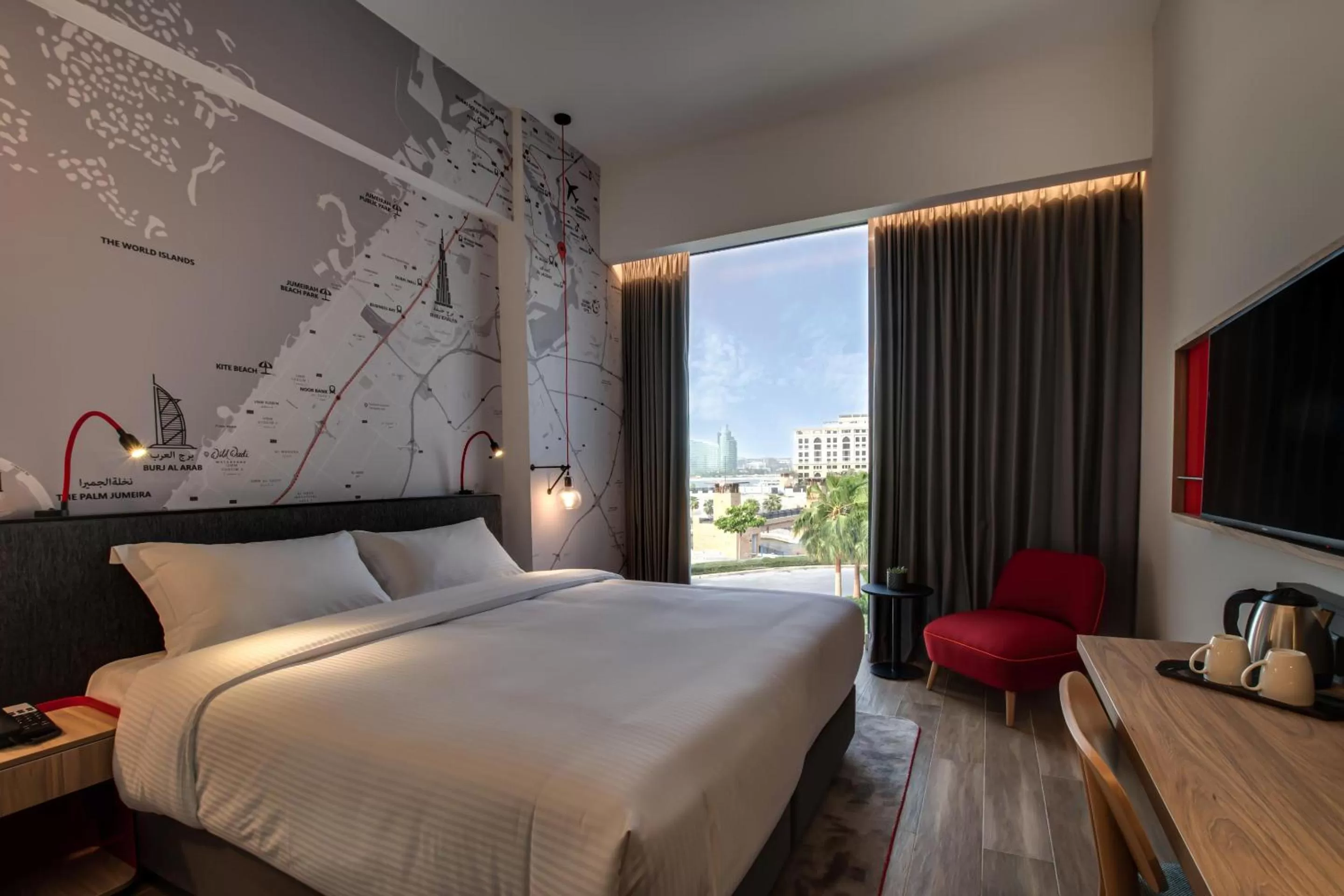 Bed in IntercityHotel Dubai Jaddaf Waterfront