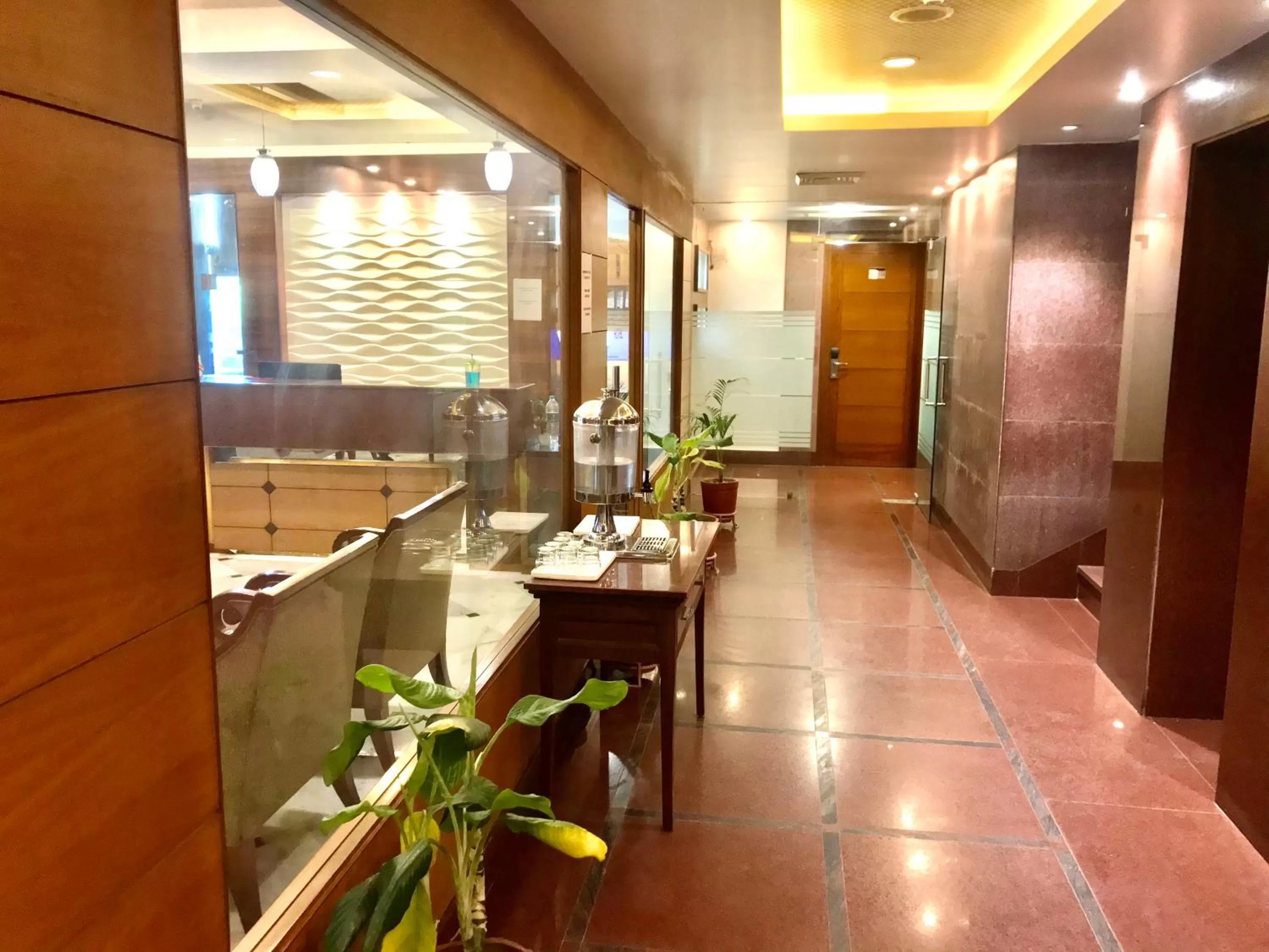 Lobby or reception in Hotel Leela Grande