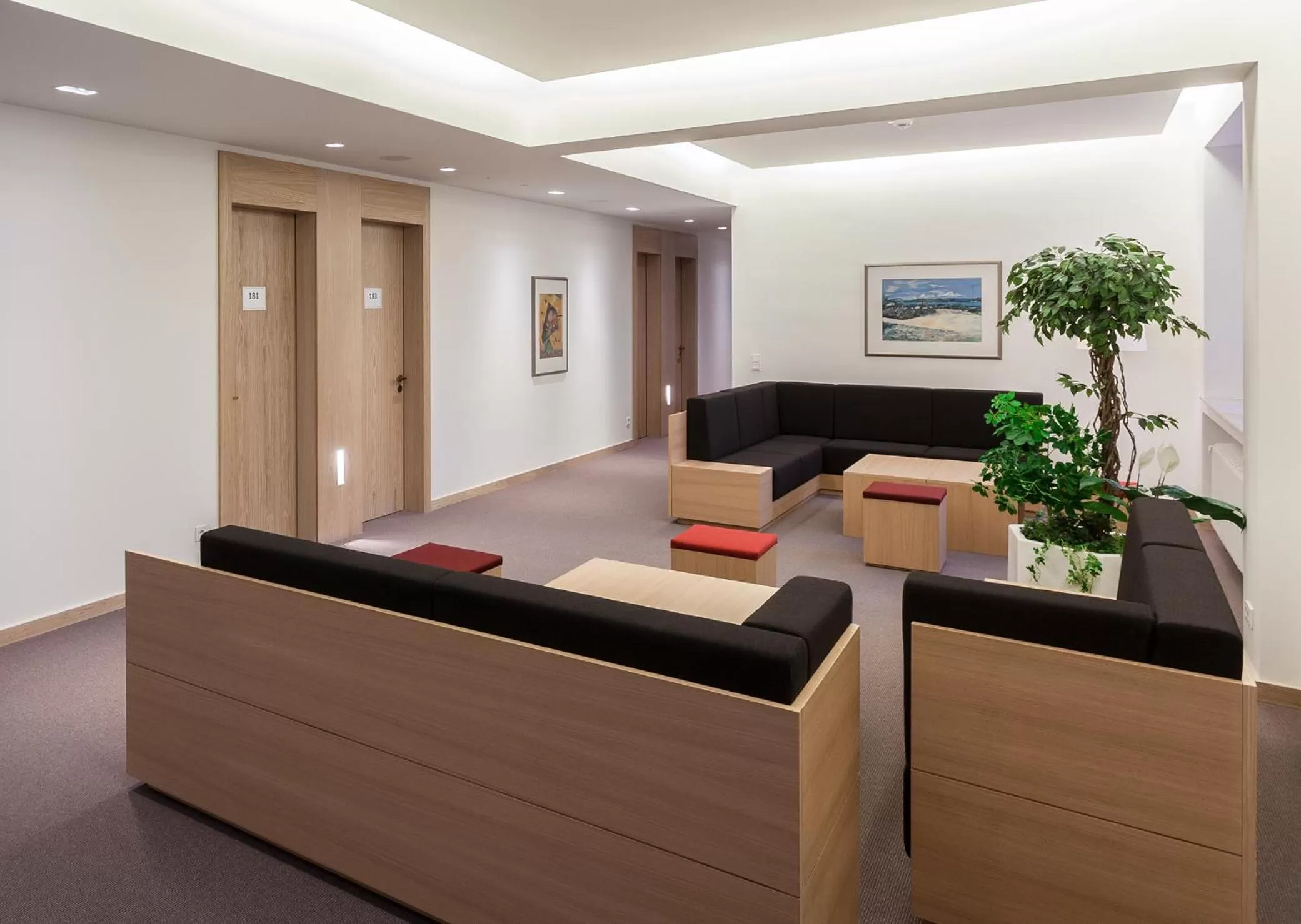 Communal lounge/ TV room in Kardinal Schulte Haus