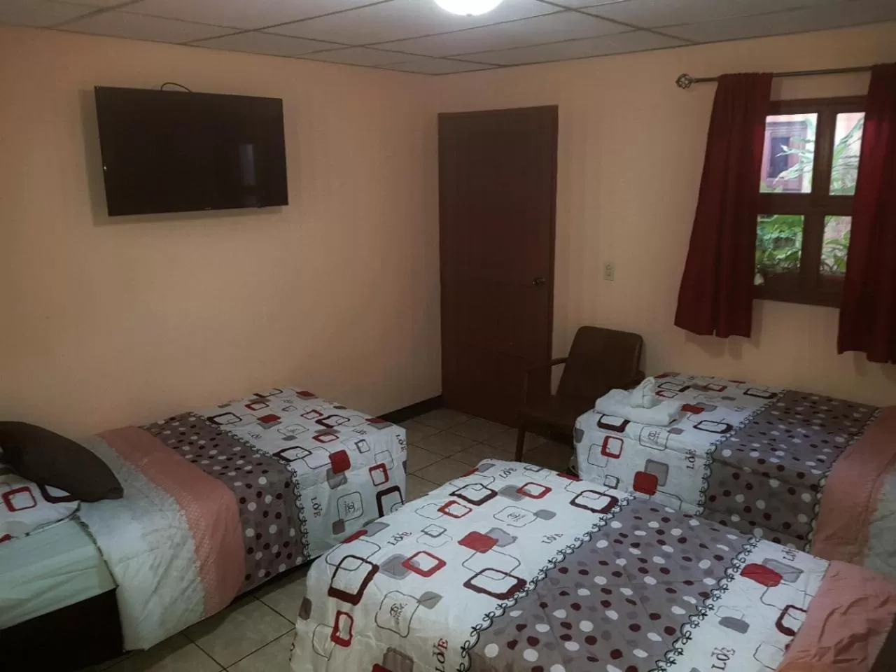 Bed in Hotel Villa Angelo