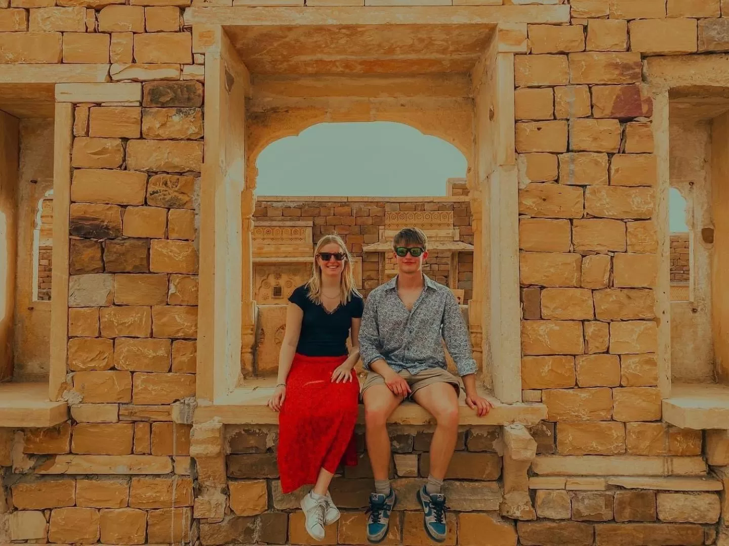 People in Hotel Murad Haveli