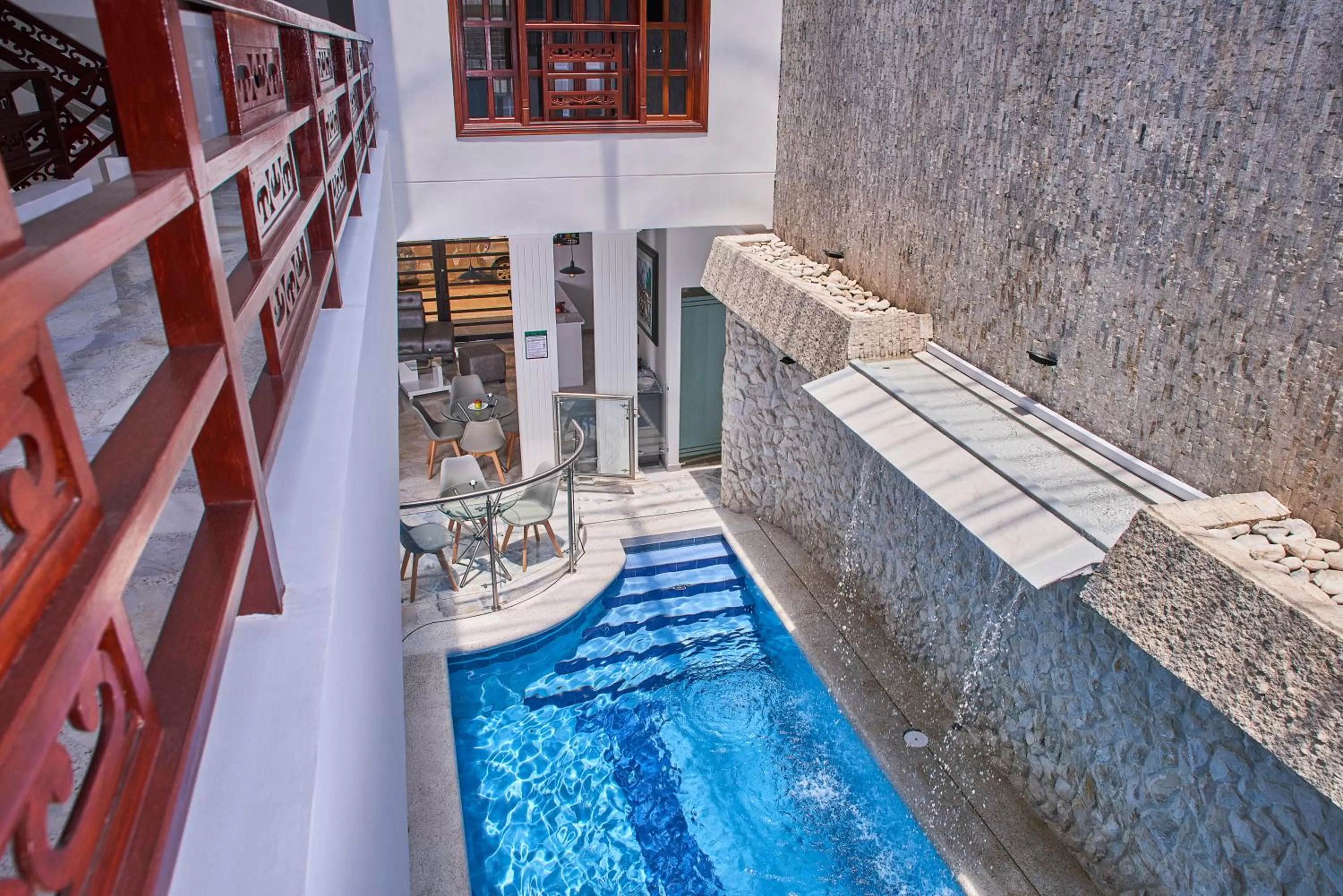 Pool view in Casa Esmeralda Hotel Boutique
