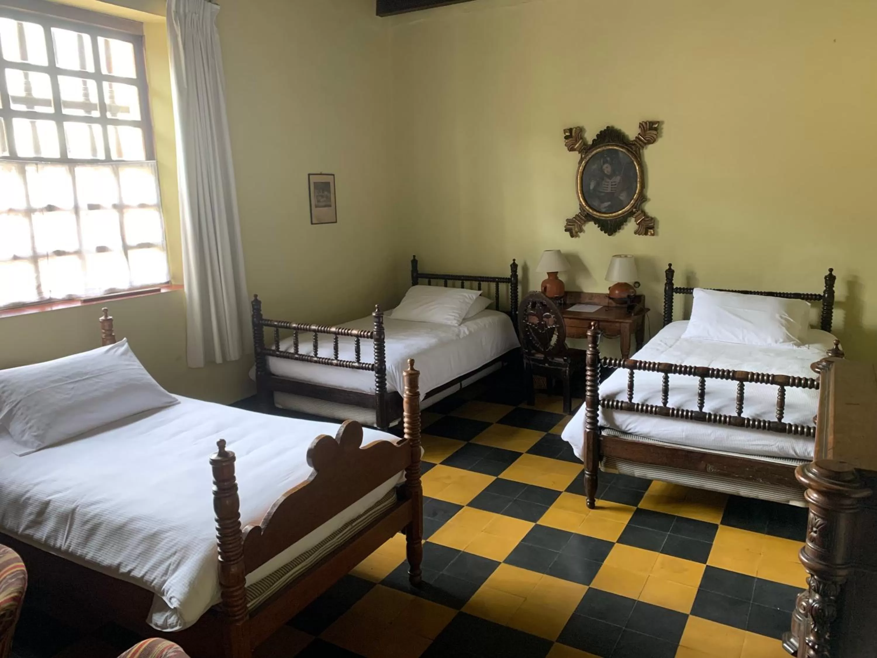 Bedroom, Bed in Hotel Museo Mayan Inn