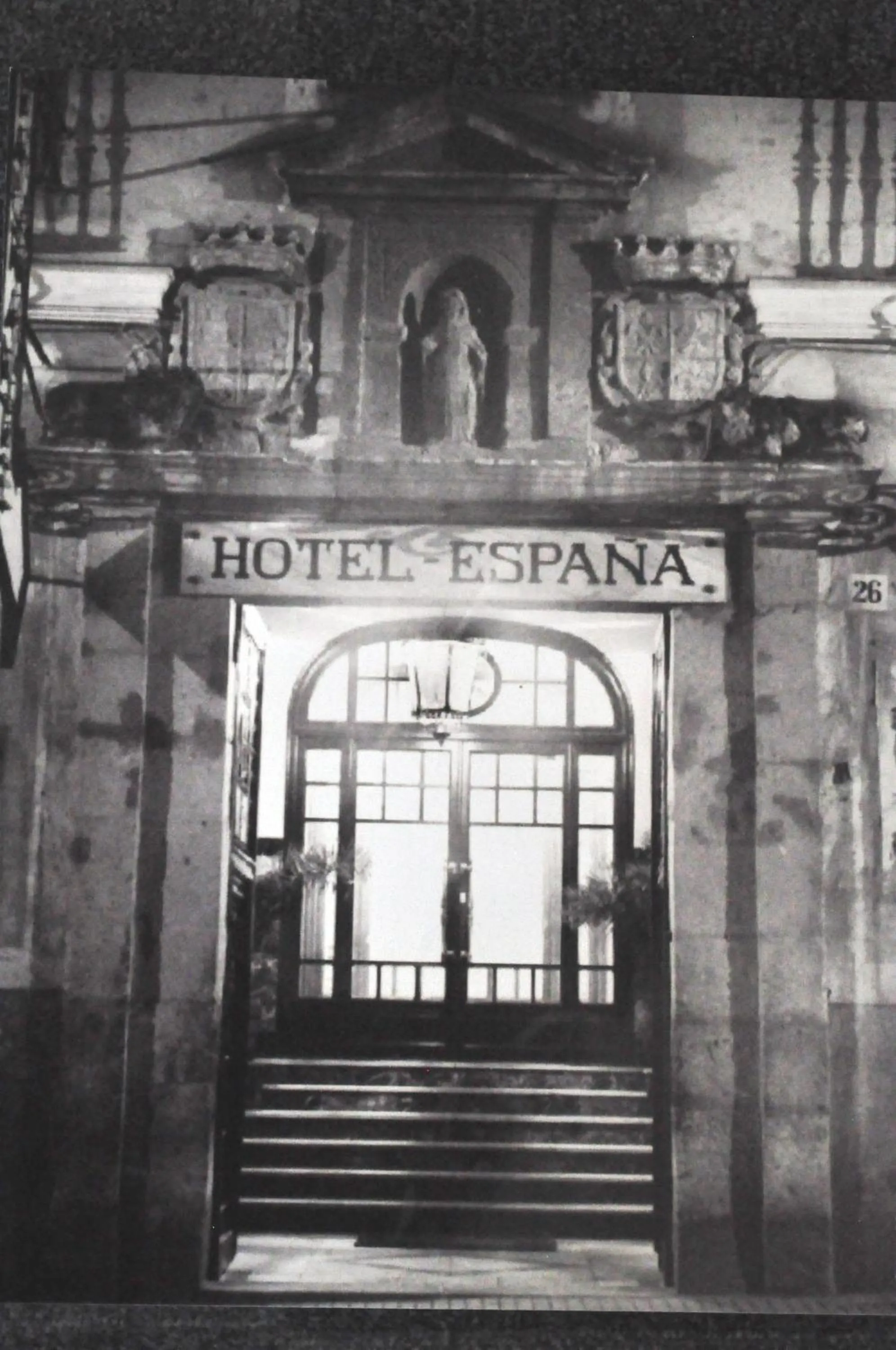 Decorative detail in Hotel España