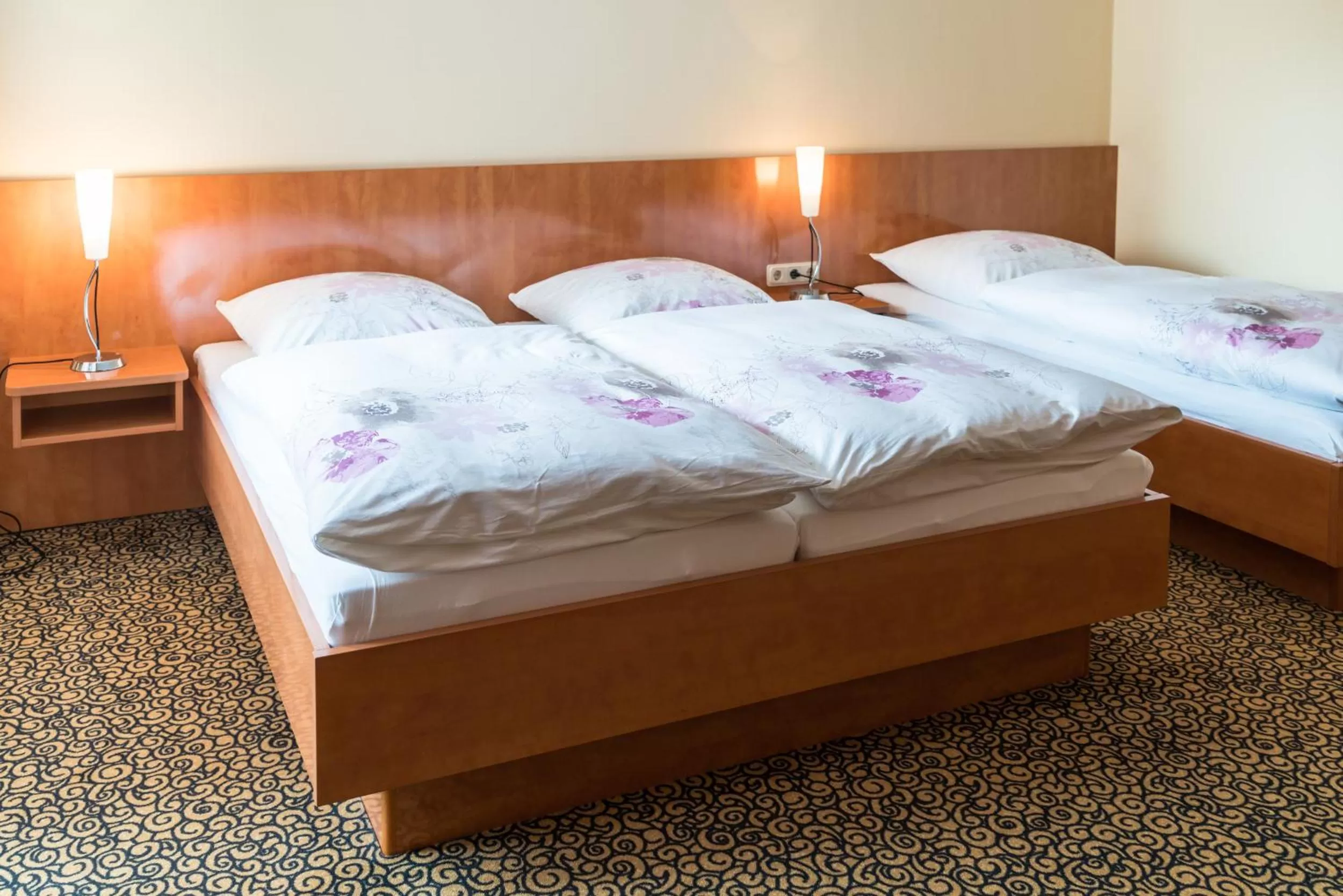 Decorative detail, Bed in Hotel Matthias