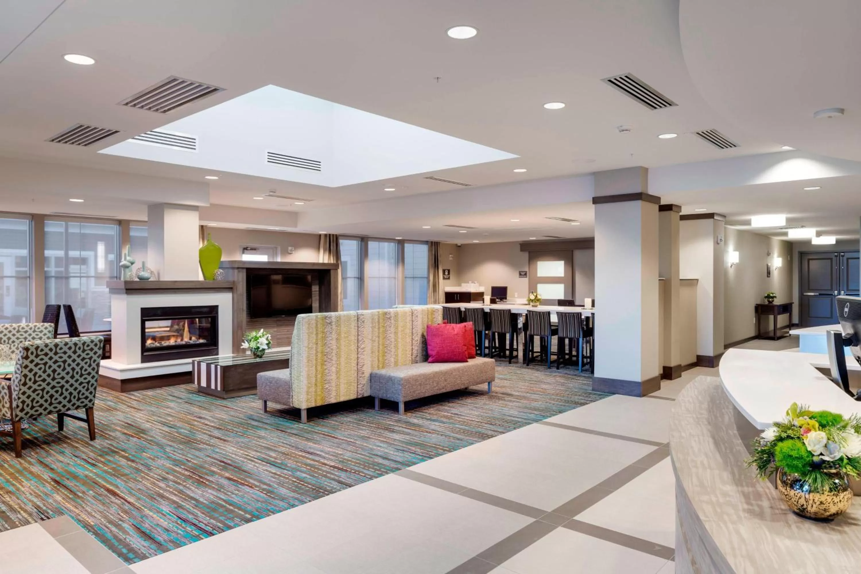 Lobby or reception in Residence Inn by Marriott Bath Brunswick Area