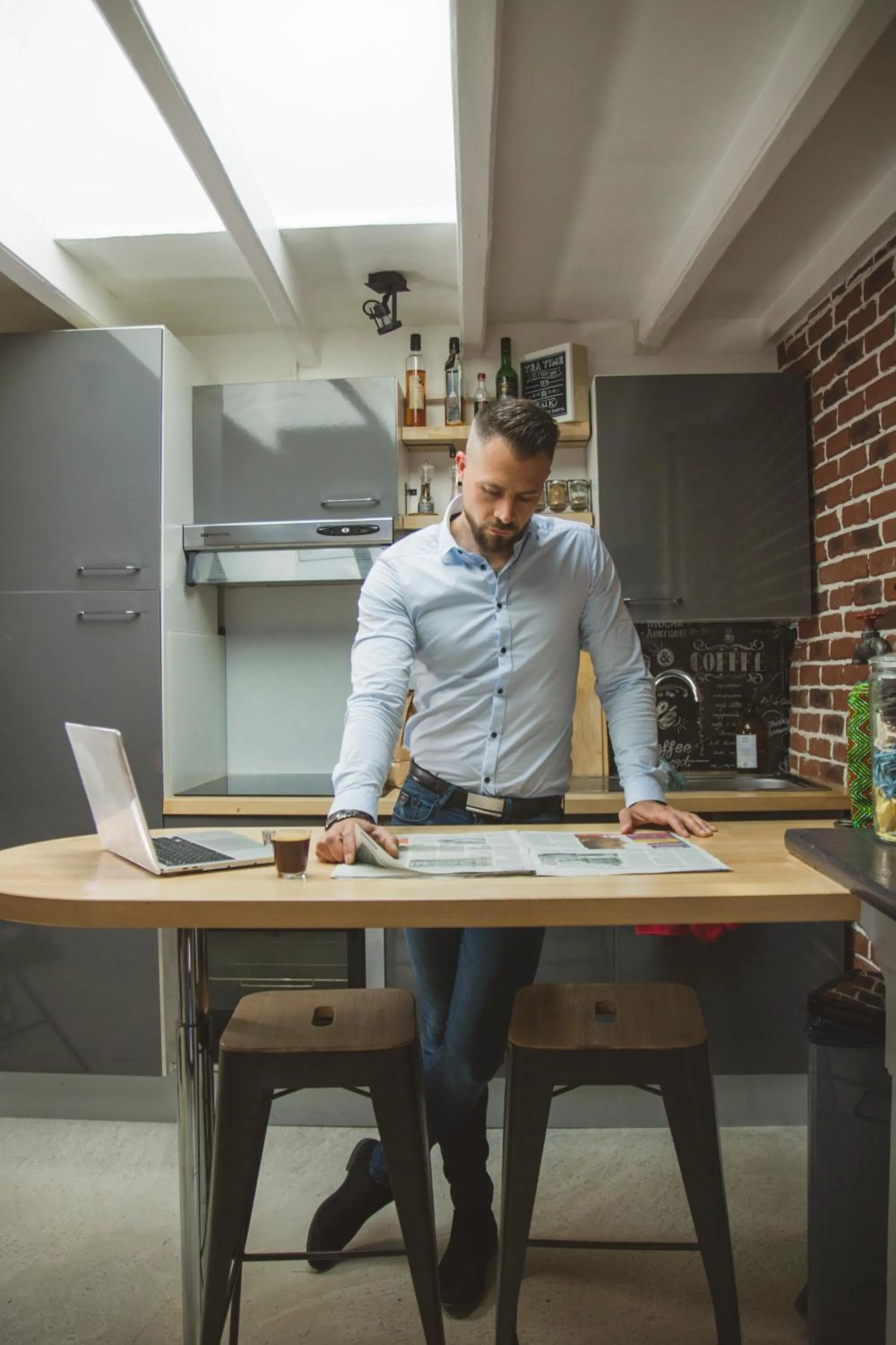 Kitchen or kitchenette in La Fabrique - Les Loges Normandes