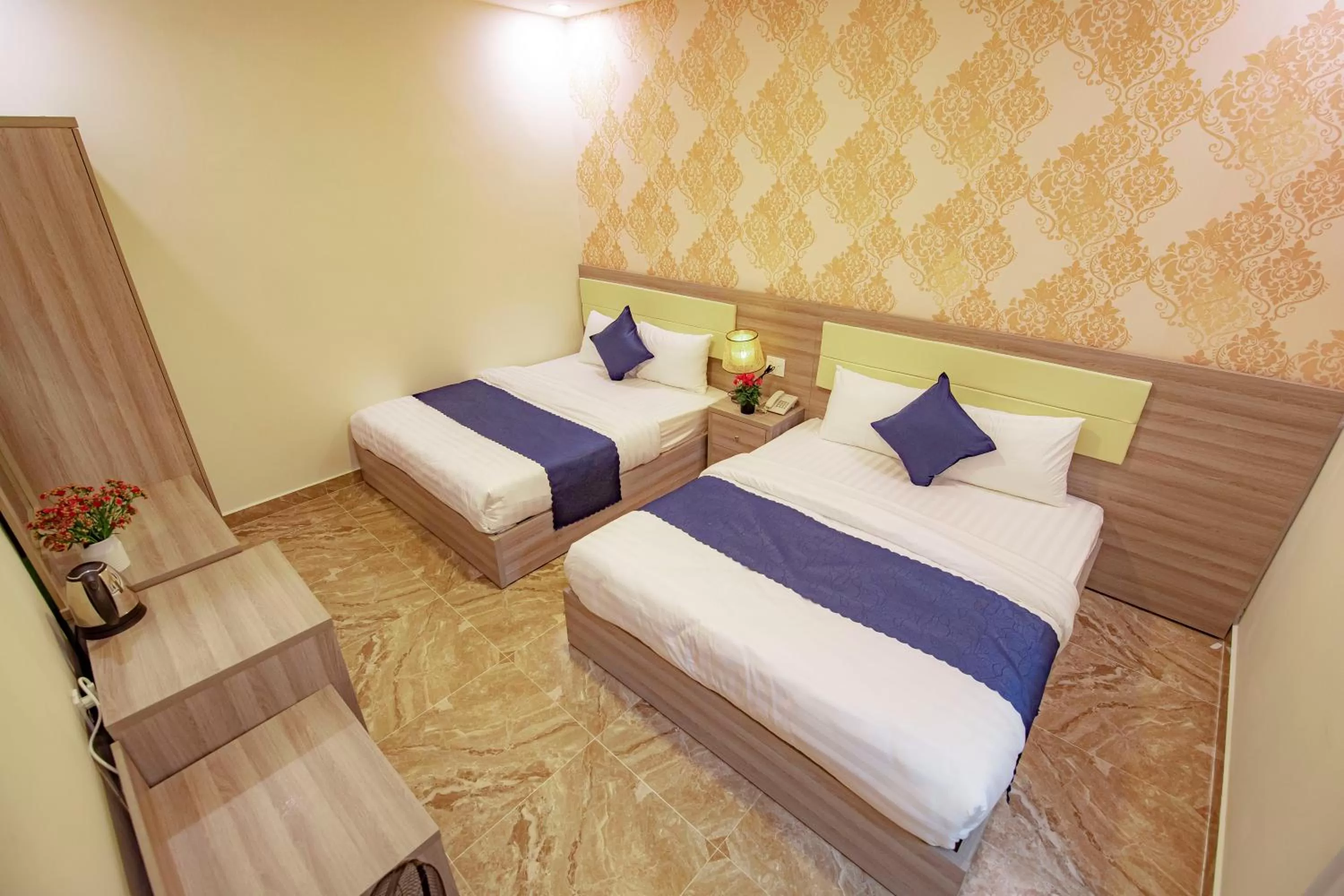 Bed in Khanh Uyen 1 Hotel