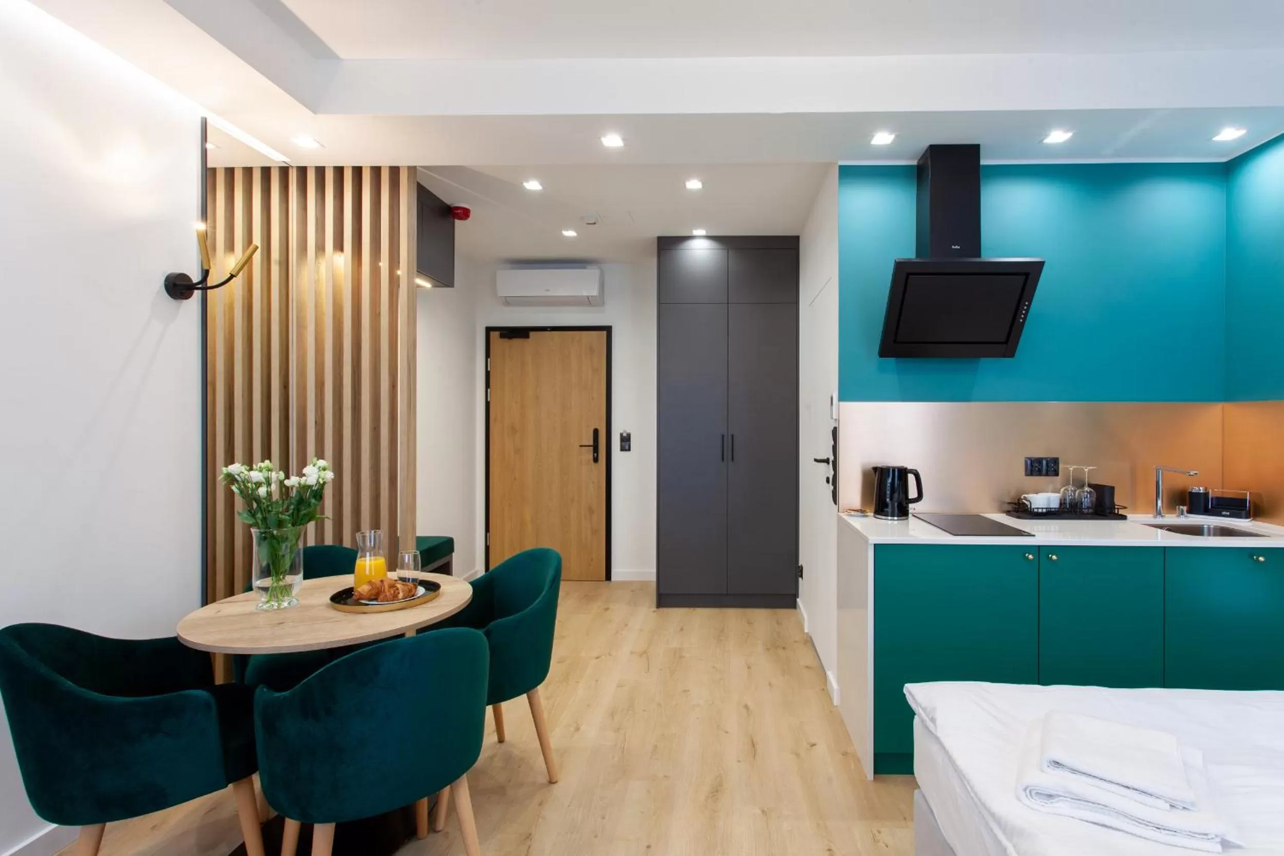 Kitchen or kitchenette in SQUARE APARTMENTS GDYNIA