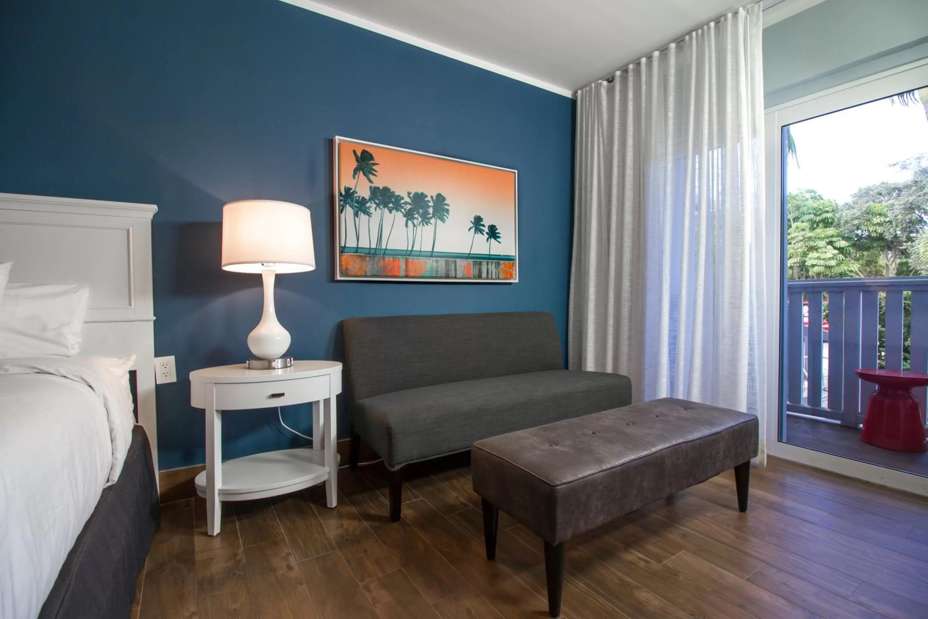 Seating area, Bed in Banana Bay Resort & Marina