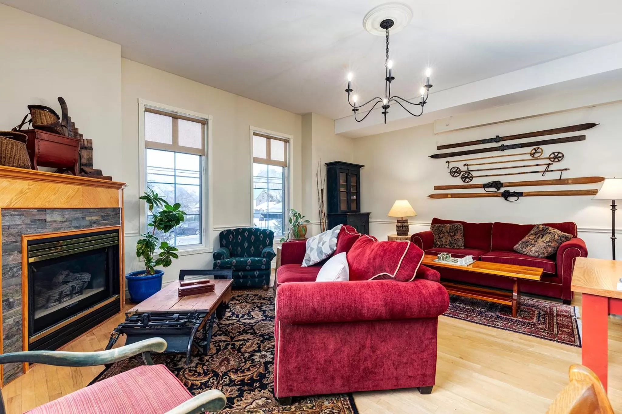 Seating area in Courthouse Inn Revelstoke