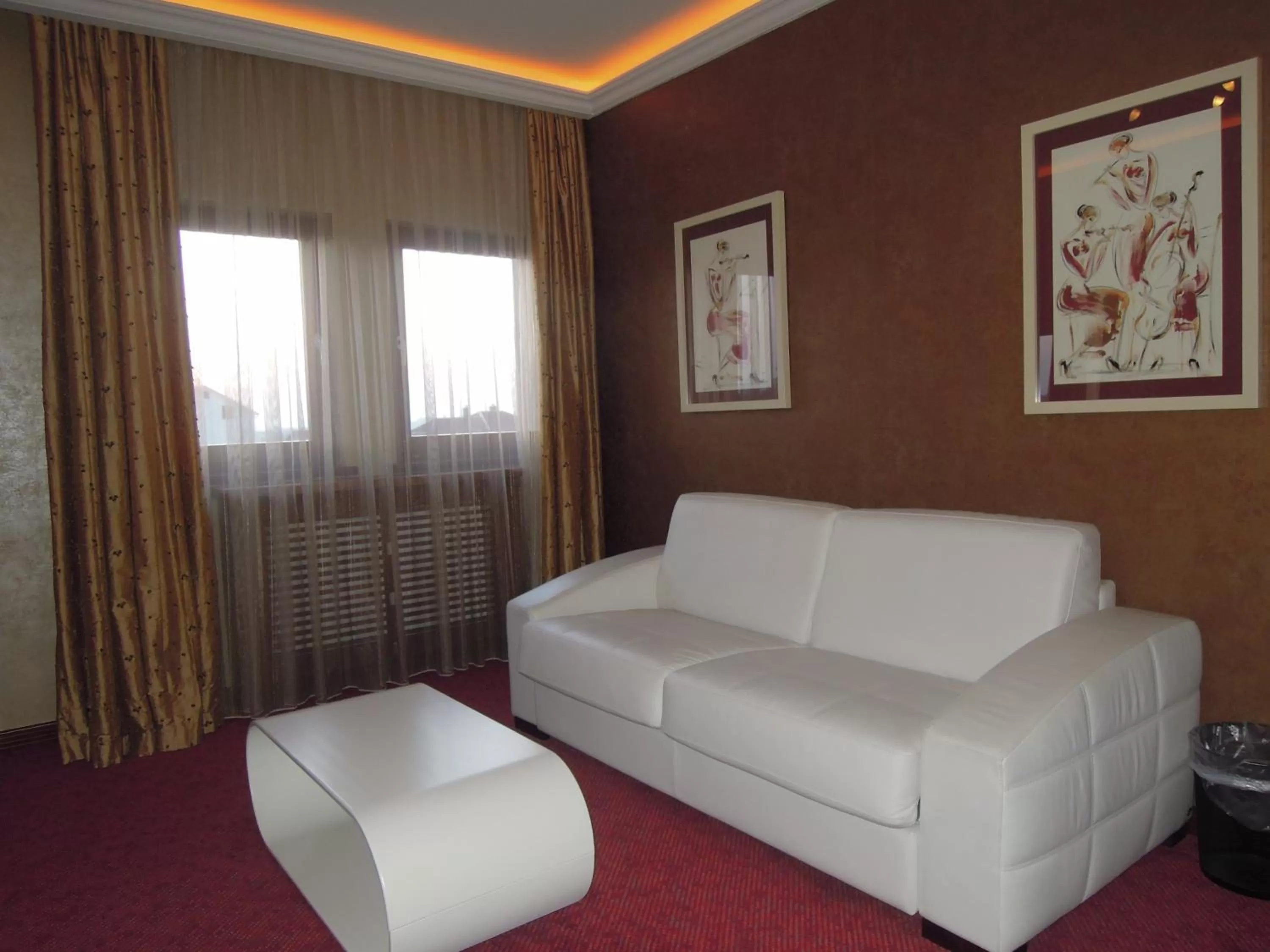 Decorative detail, Seating Area in Hotel Sucevic Garni