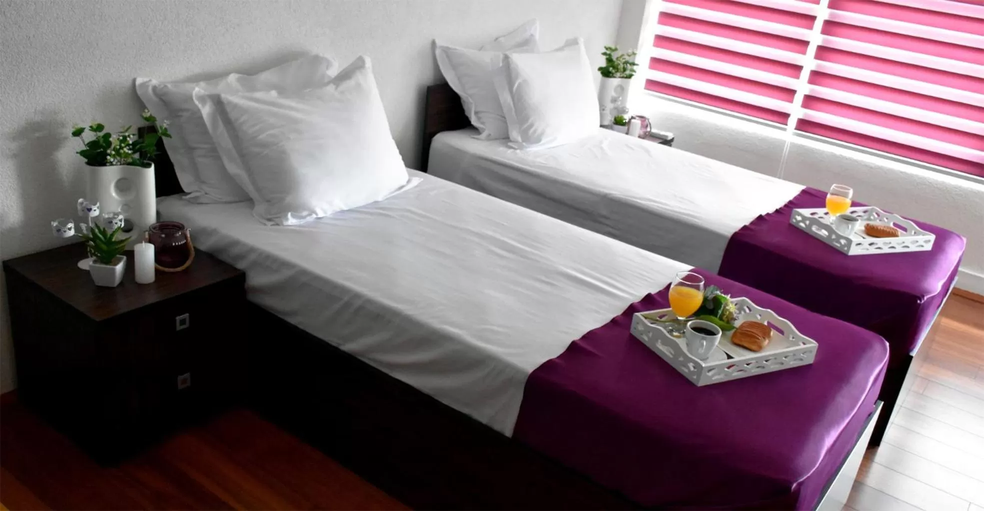 Bed in Hotel and winery LOZAR