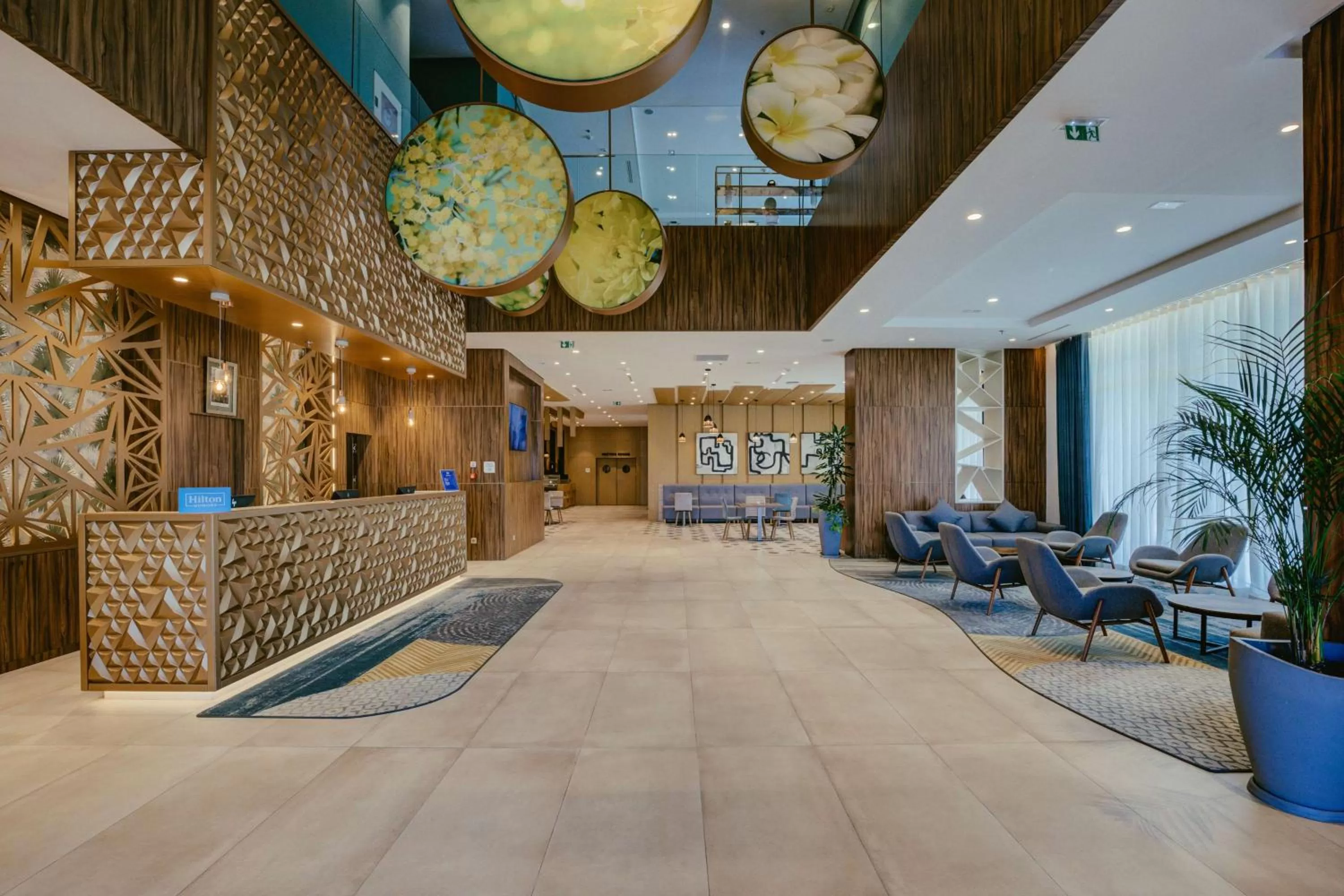 Lobby or reception in Hilton Garden Inn Casablanca Sud