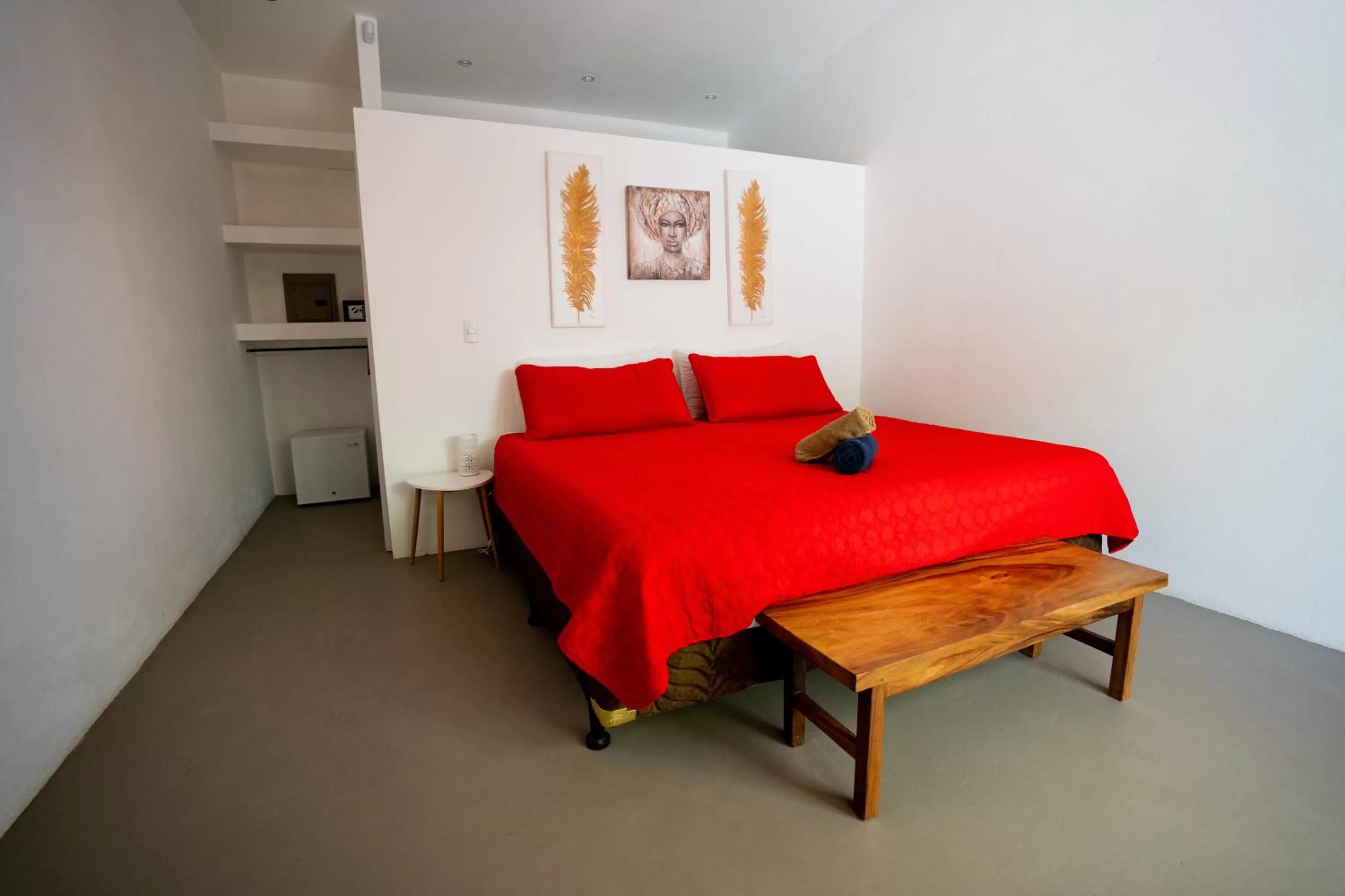 Bed in Antema Lodge Secteur Tamarindo, piscine, yoga, gym, jungle et paix