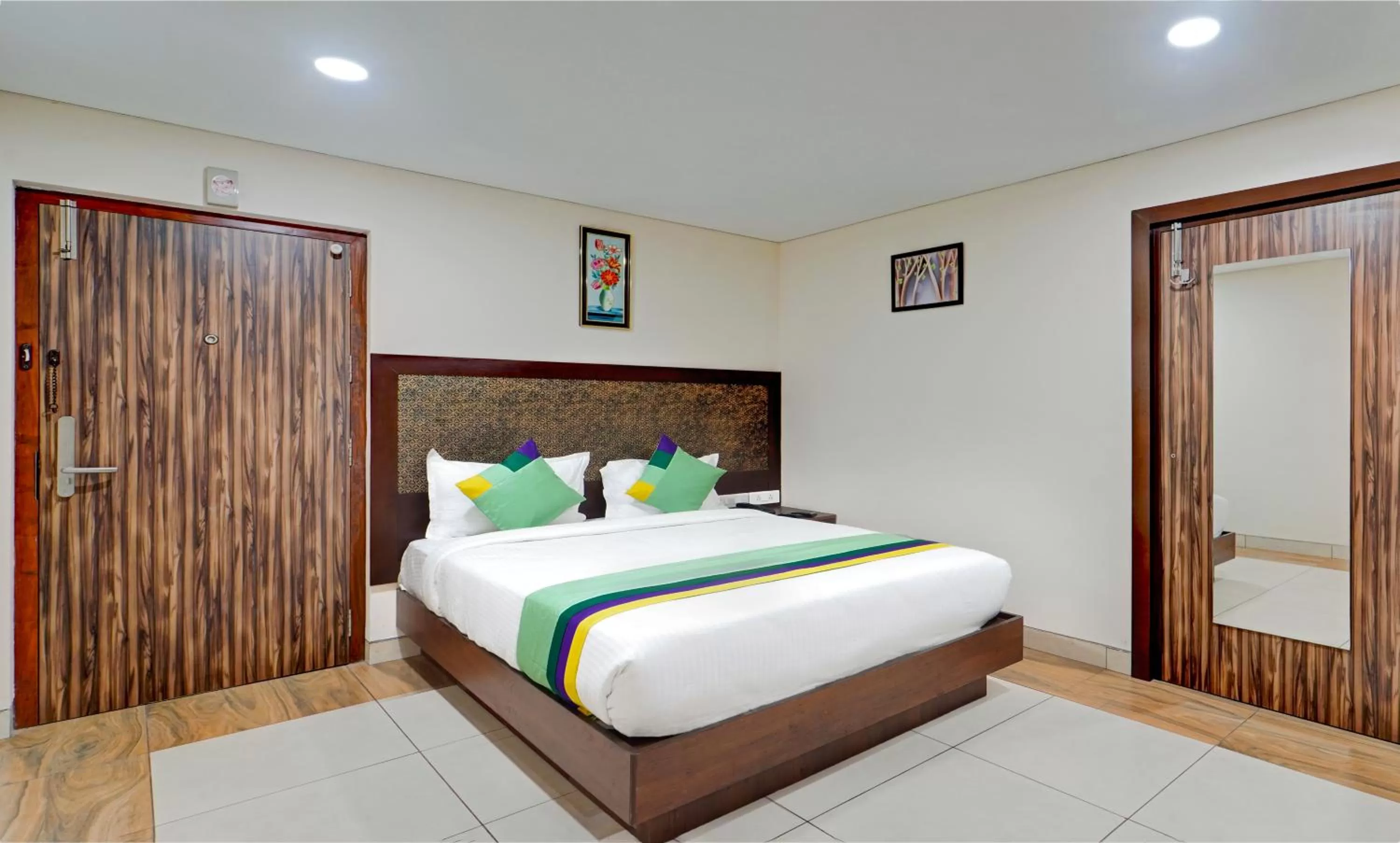 Bed in Treebo Vetri Supreme Residency