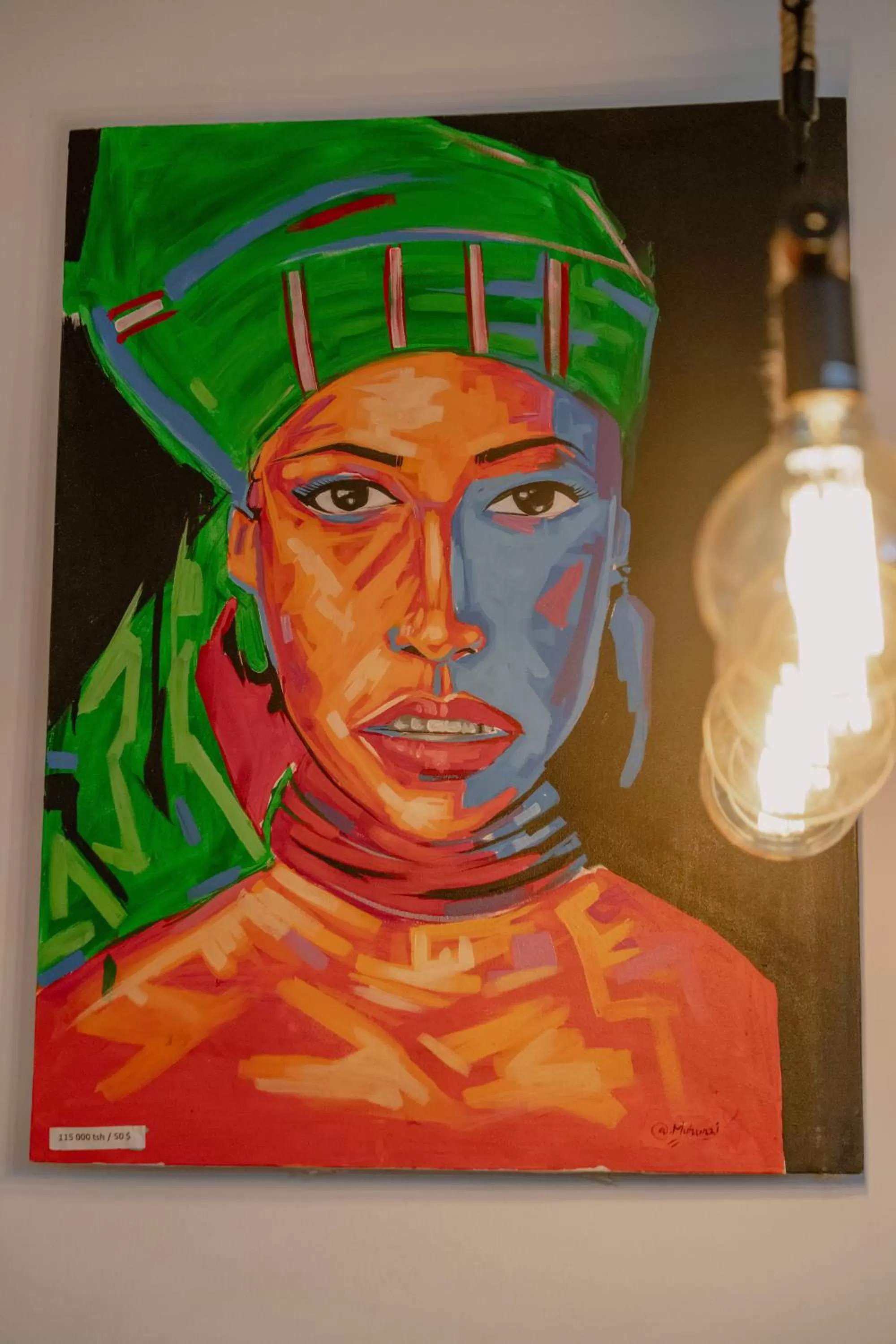 Decorative detail in Shoki Shoki Hotel Stone Town