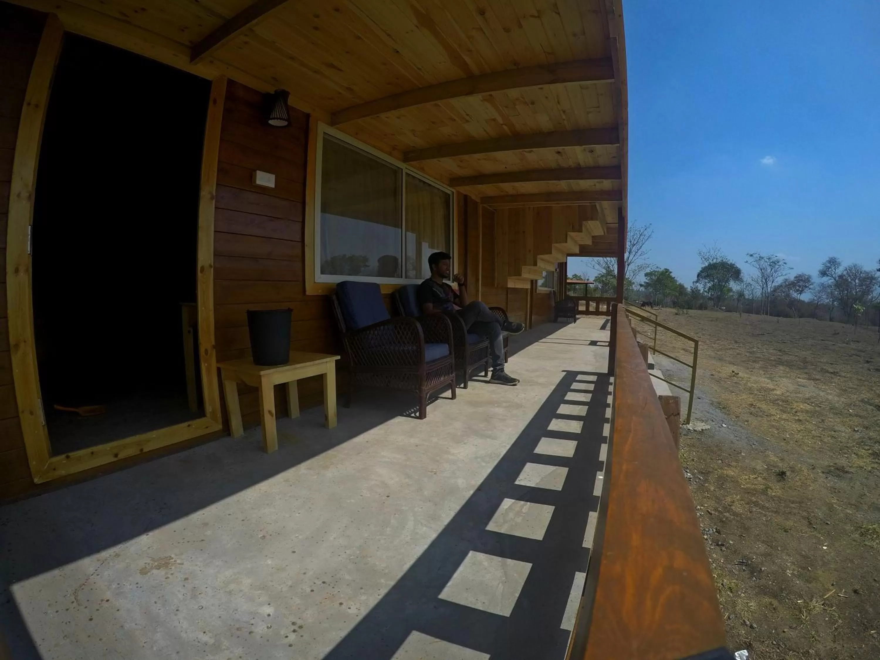 Balcony/Terrace in LABDHI RESORTS Stag Groups not allowed