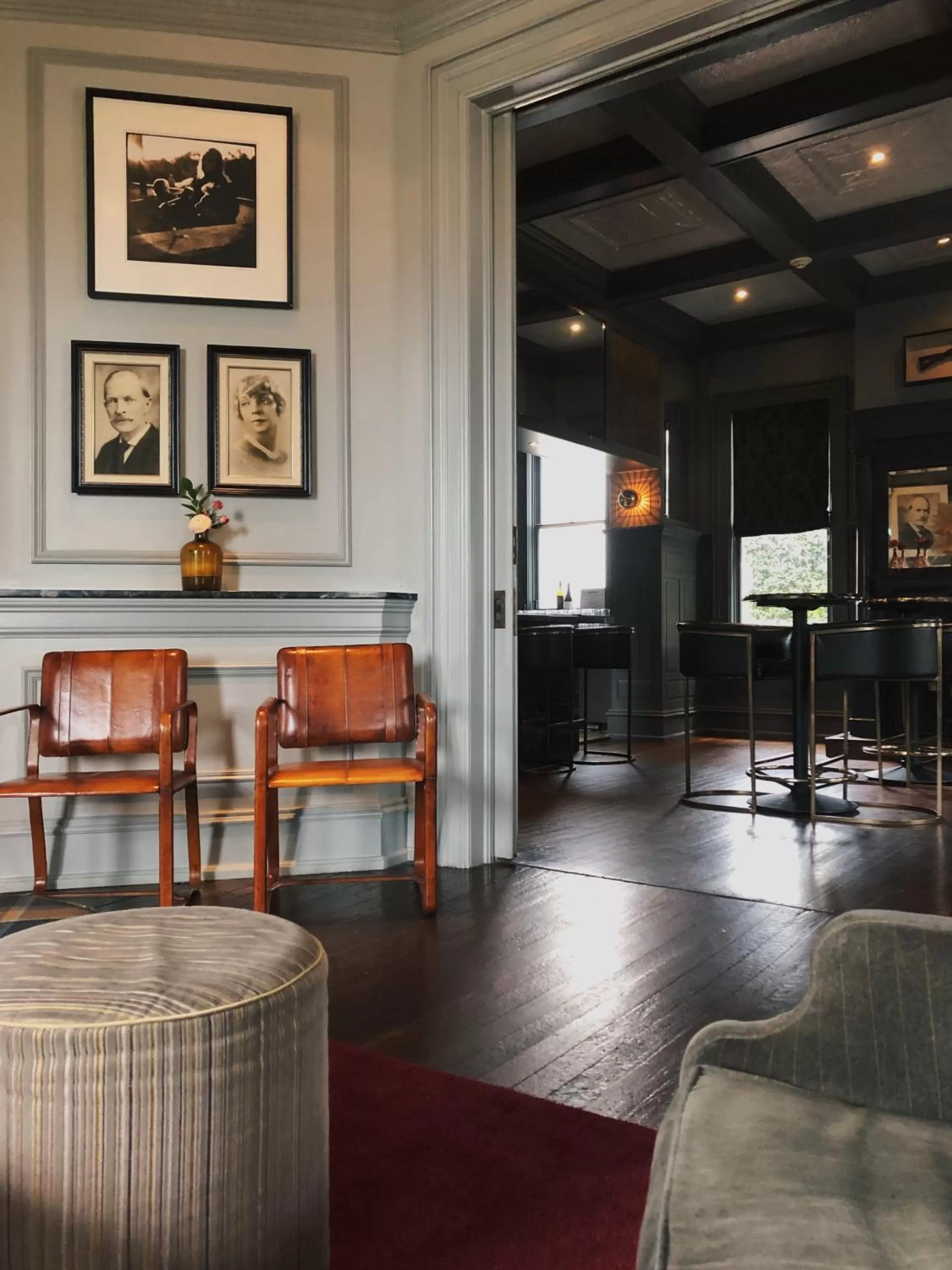 Seating area in Hotel Ella