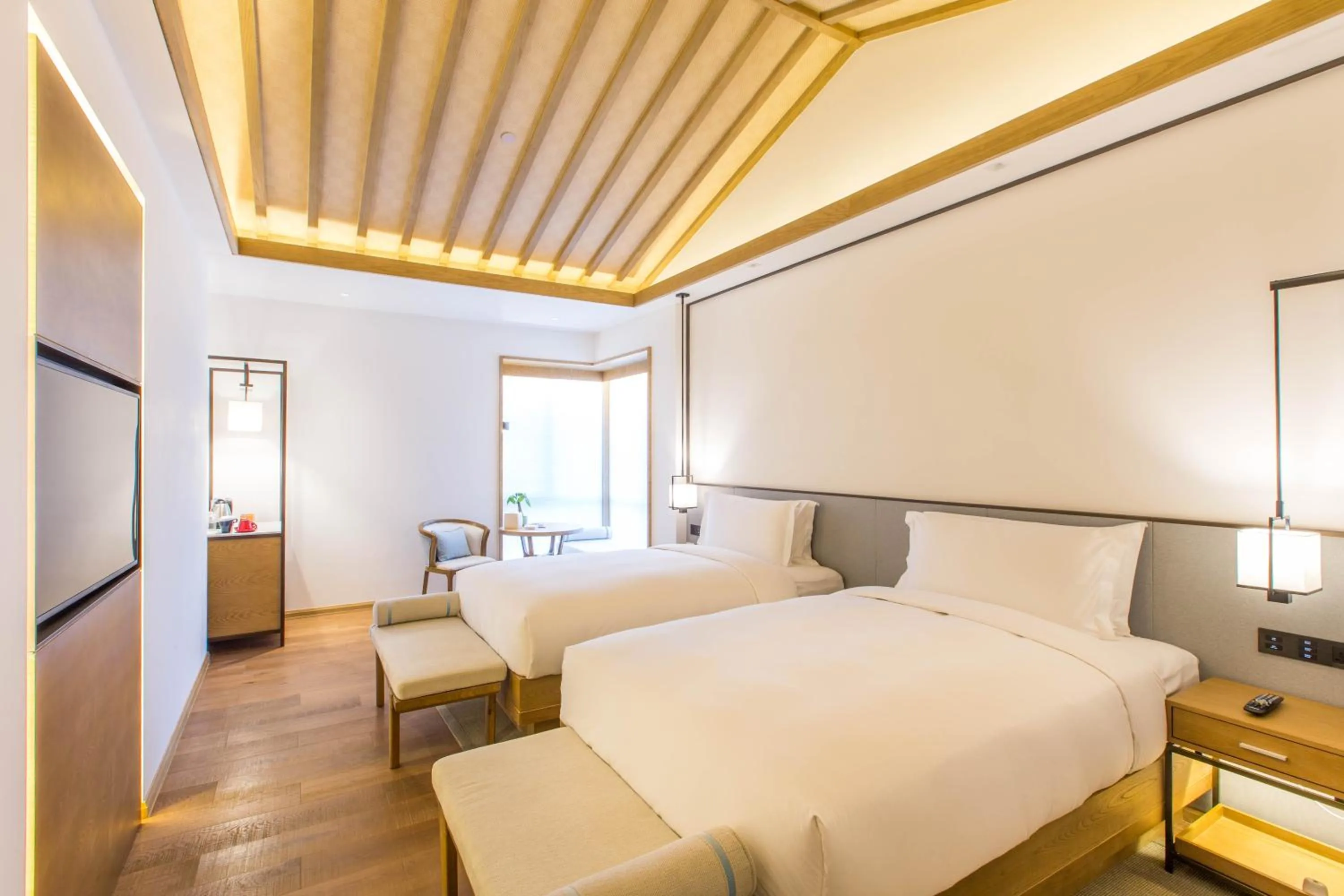 Bed in The Sifang Hotel Nanjing, Autograph Collection