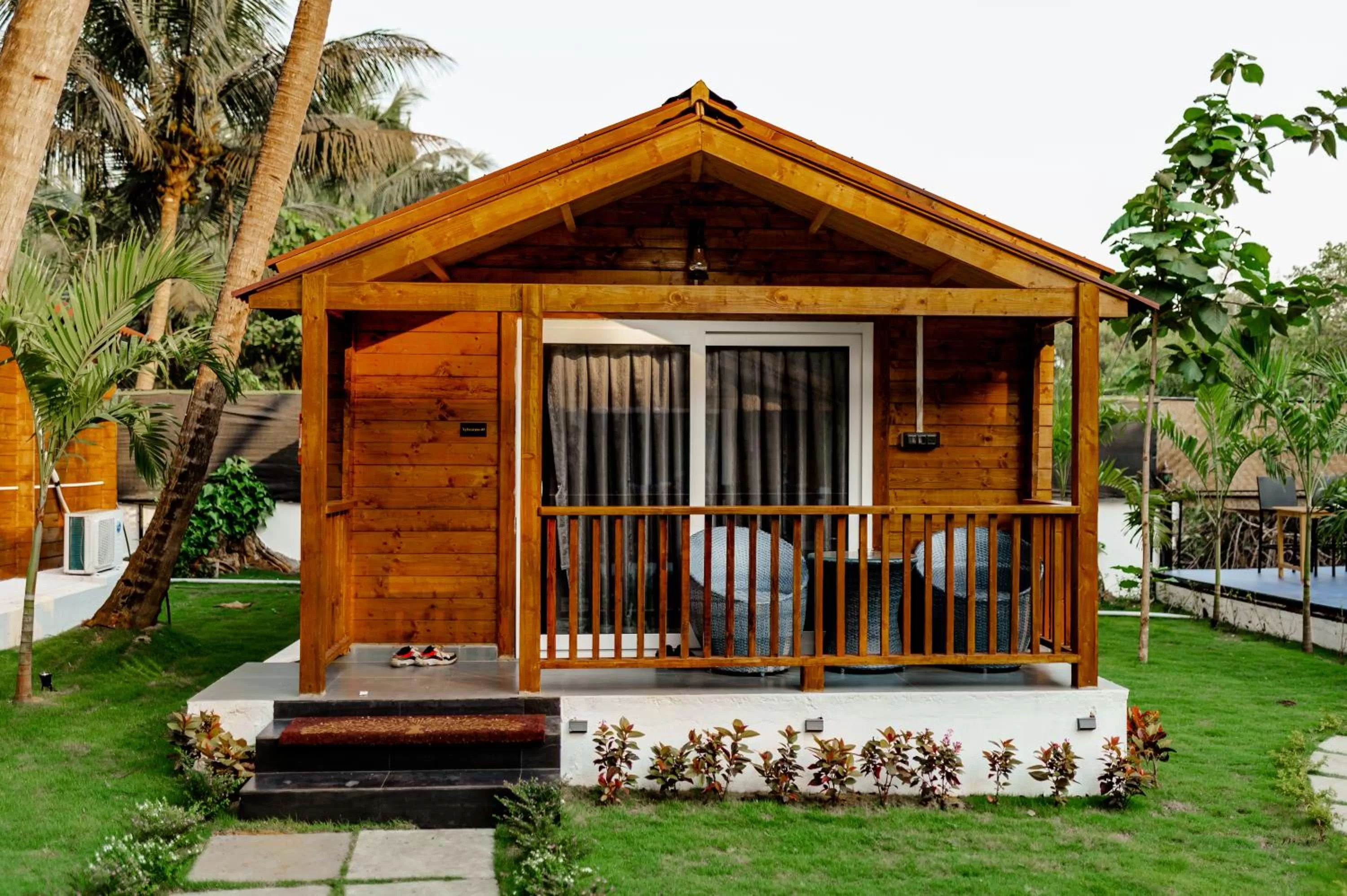 View (from property/room), Property Building in Tranquill Riverside Luxury Cottages With Bathtub, Candolim