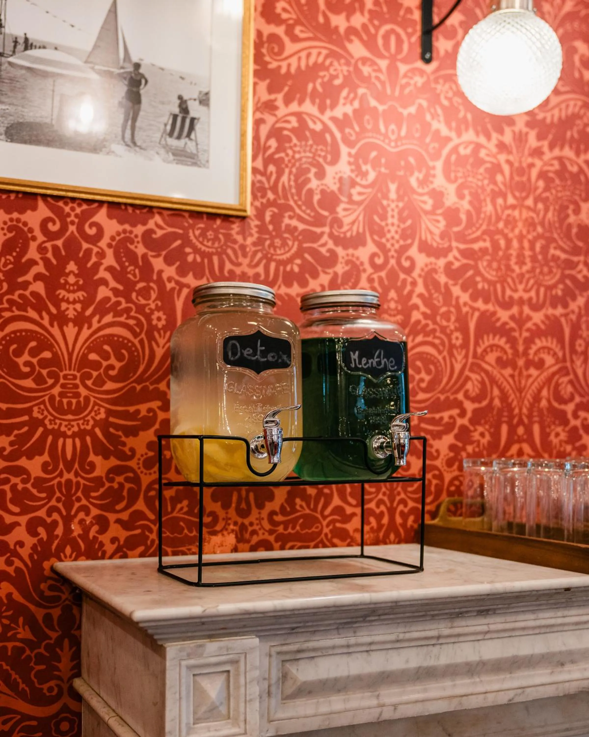 Lobby or reception in Hotel Le Grimaldi by Happyculture