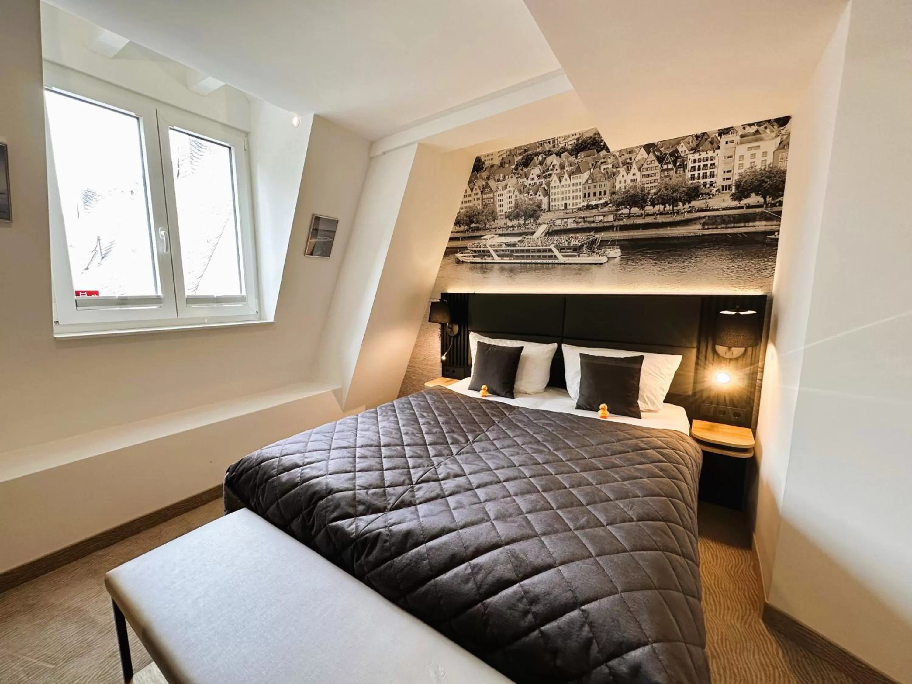 Bed in Rhein Hotel St. Martin