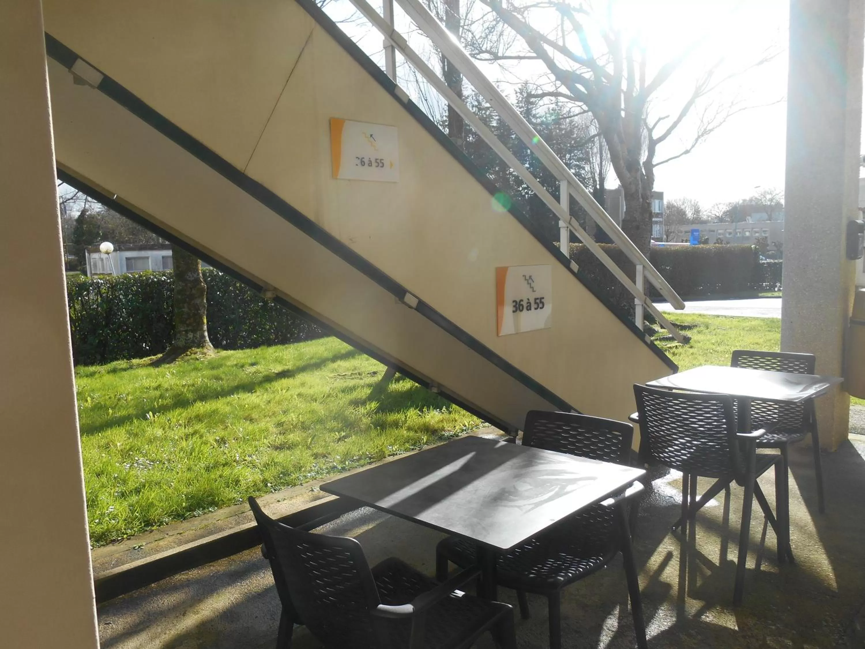 Balcony/Terrace in Premiere Classe Brest Gouesnou Aeroport