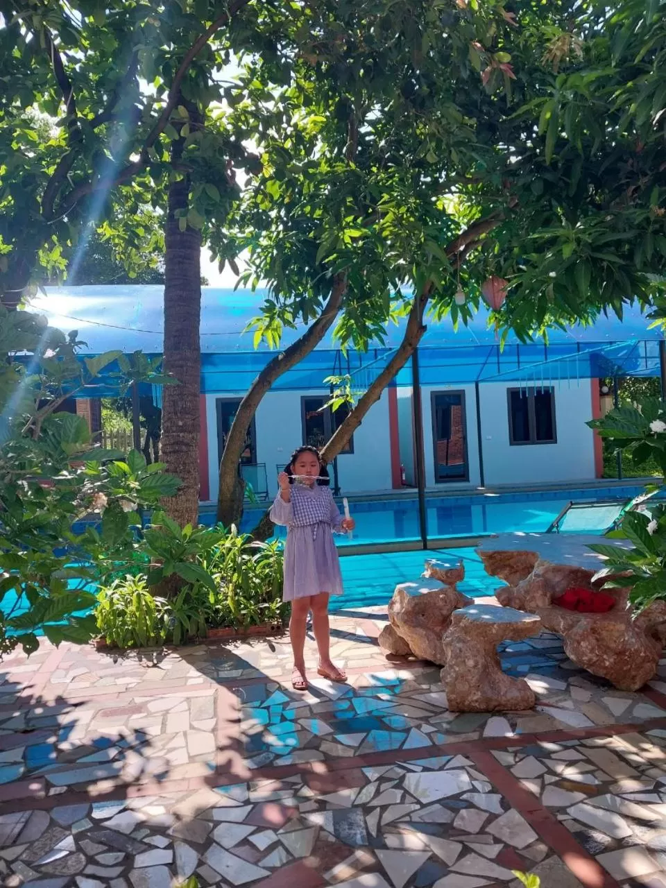 Swimming pool in Trang An Elegant Homestay