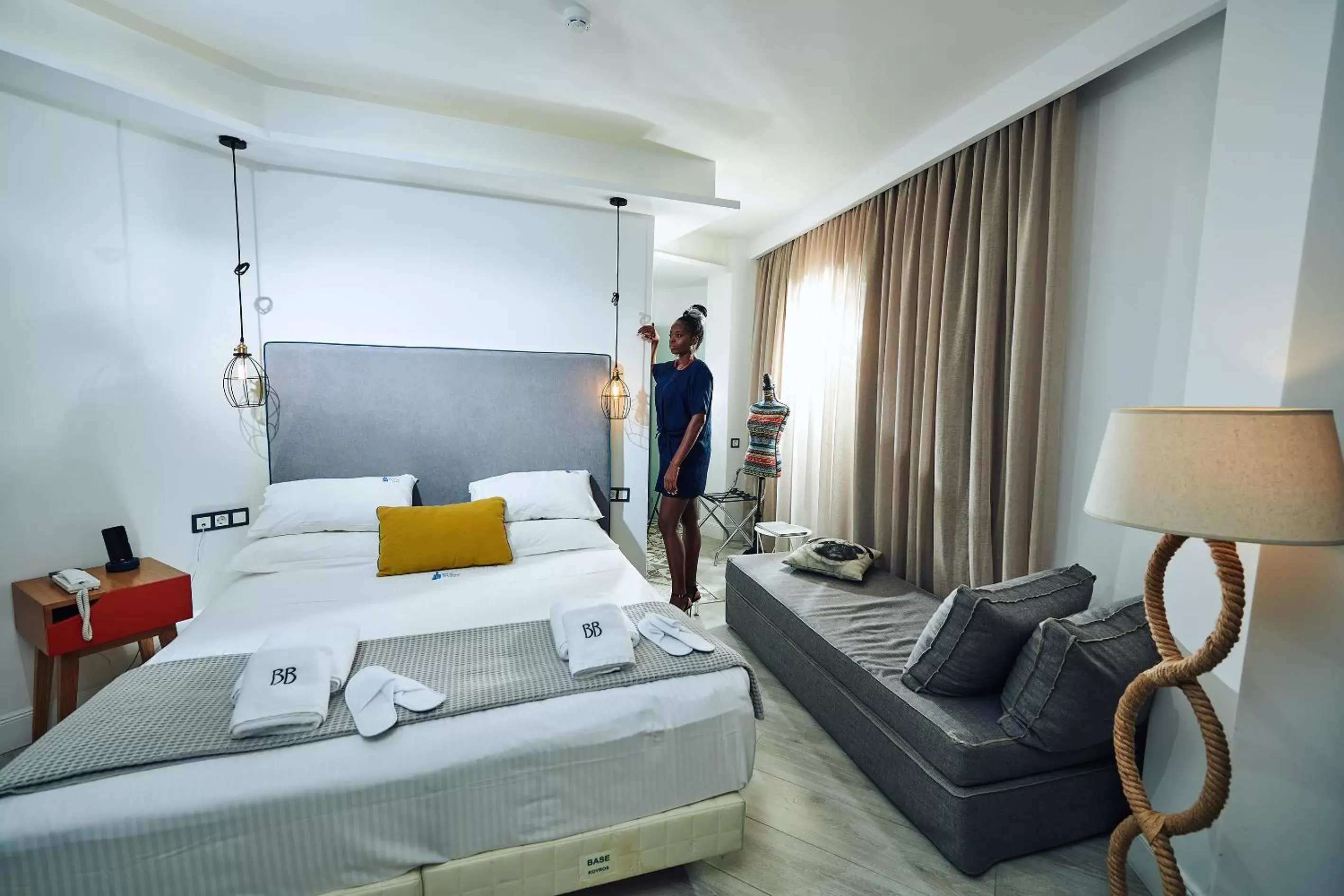 Junior Suite with Balcony in Blue Bottle Boutique Hotel Junior Suite with Balcony in Blue Bottle Boutique Hotel