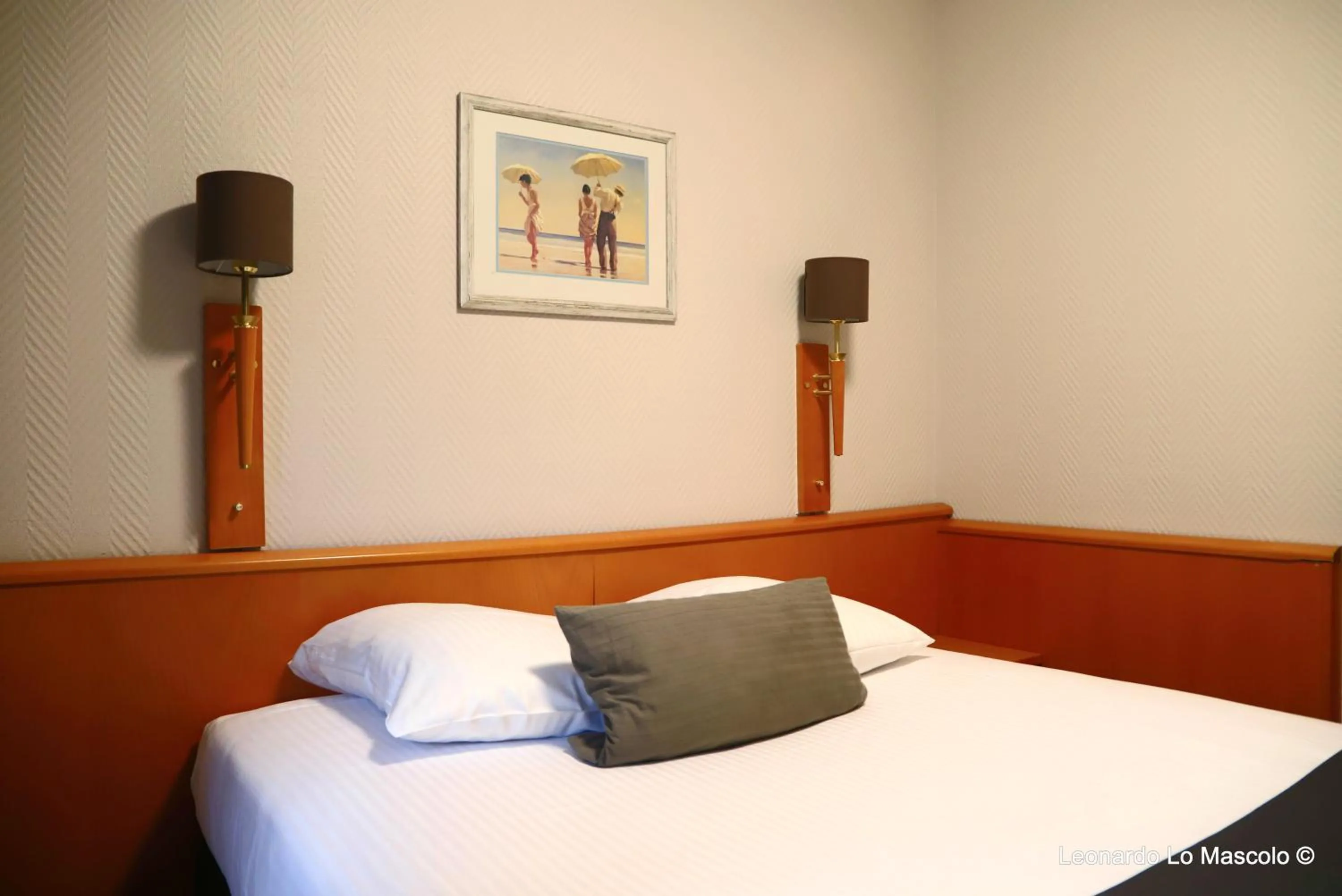 Bed in Univers Hotel Liege-Guillemins