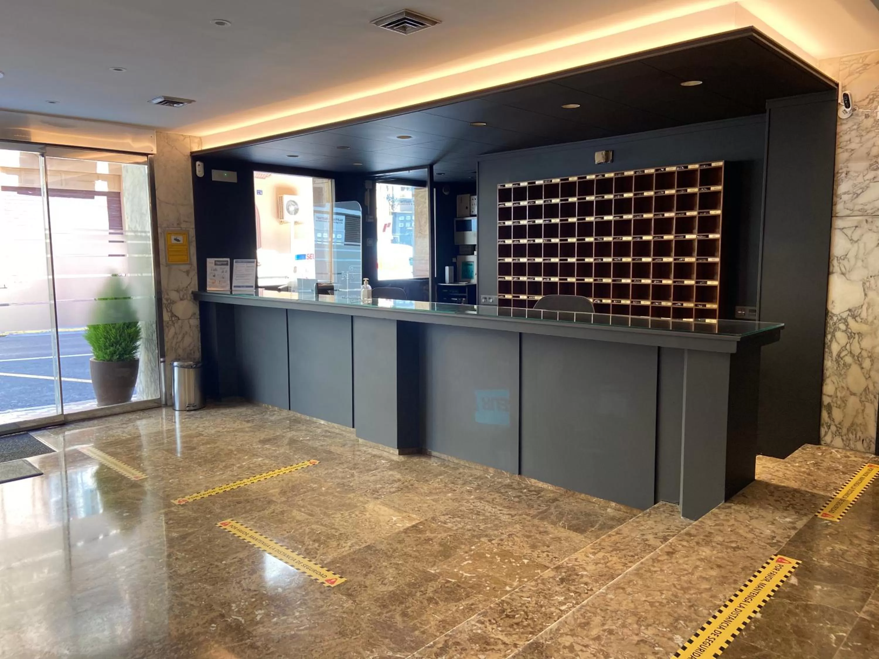 Lobby or reception in Hotel Leuka