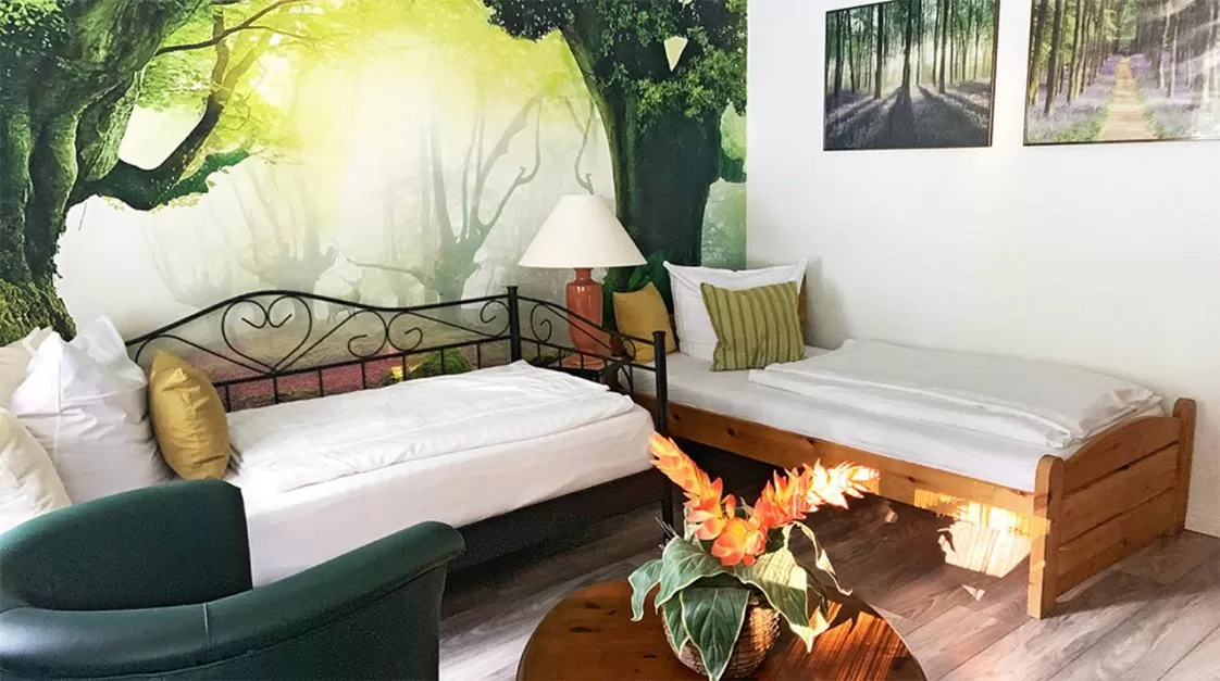 Bed in Forsthaus-Ferienhotel am Dobrock