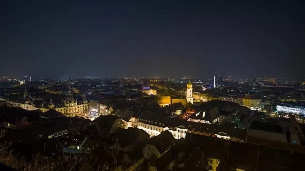 Property building, Bird's-eye View in Minihotel Graz Apartments