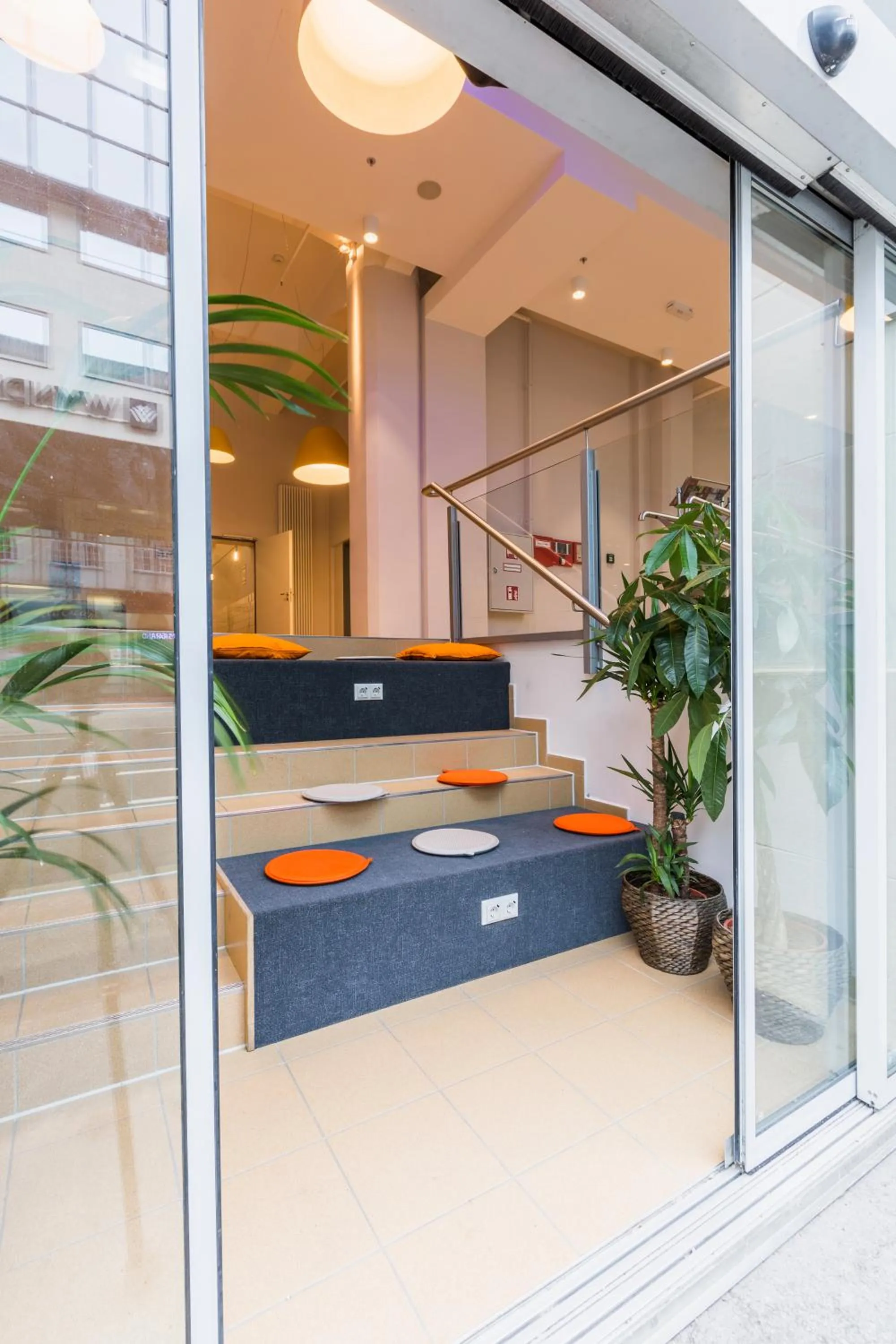 Facade/entrance in a&o Salzburg Hauptbahnhof