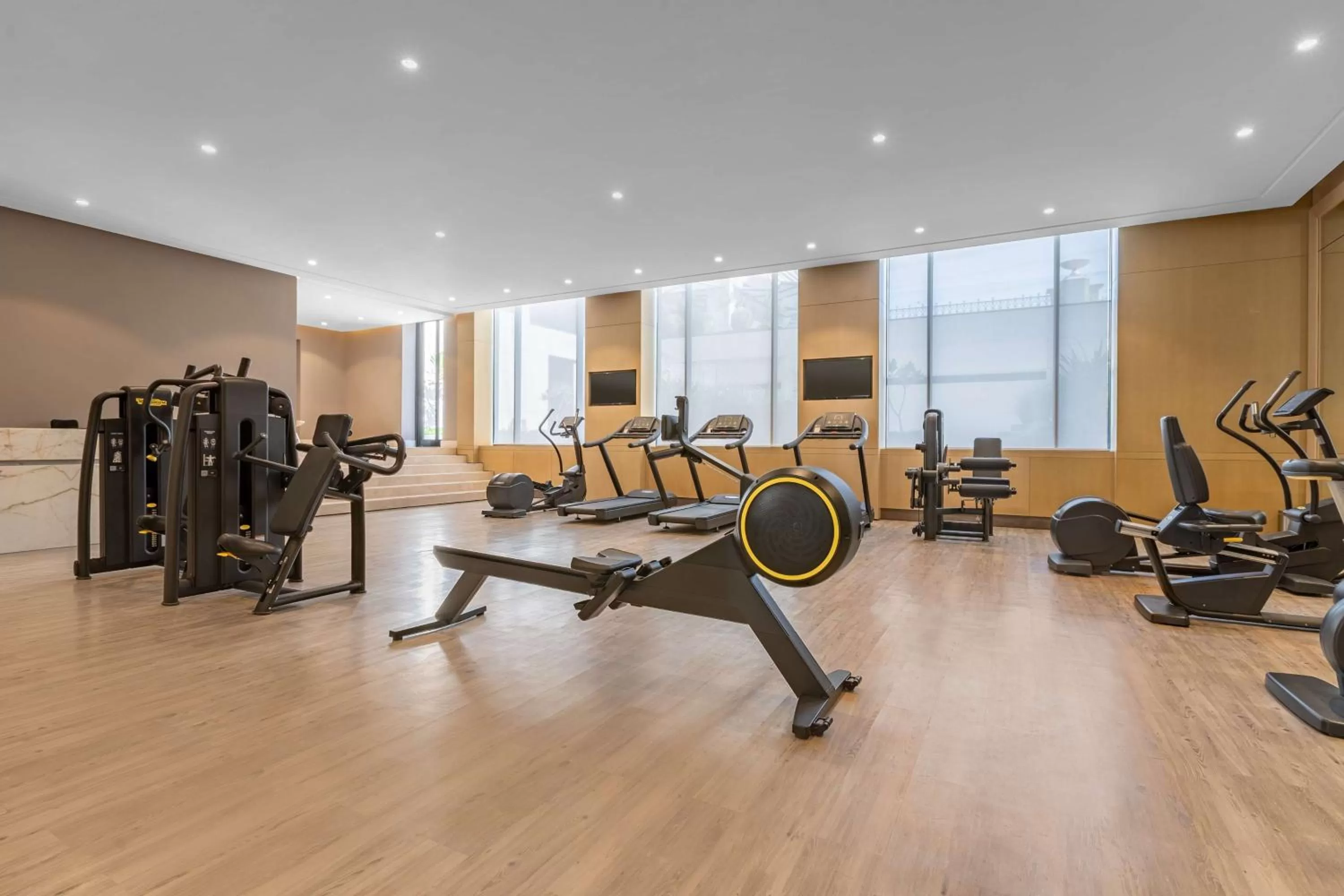 Fitness centre/facilities in Mansard Riyadh, a Radisson Collection Hotel