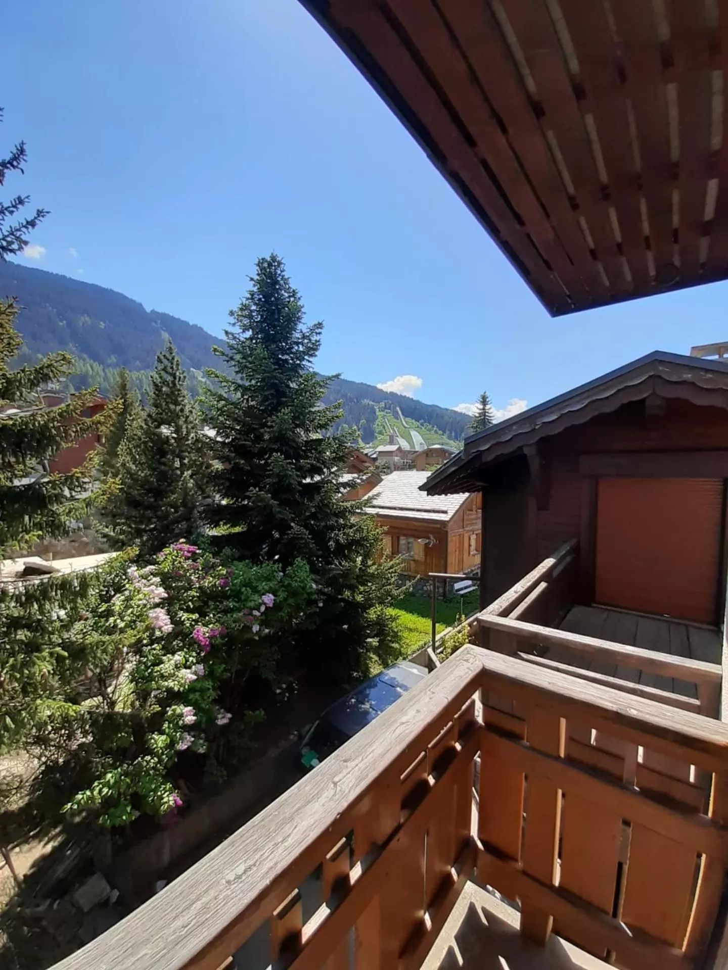 Balcony/Terrace in Lodge Les Merisiers