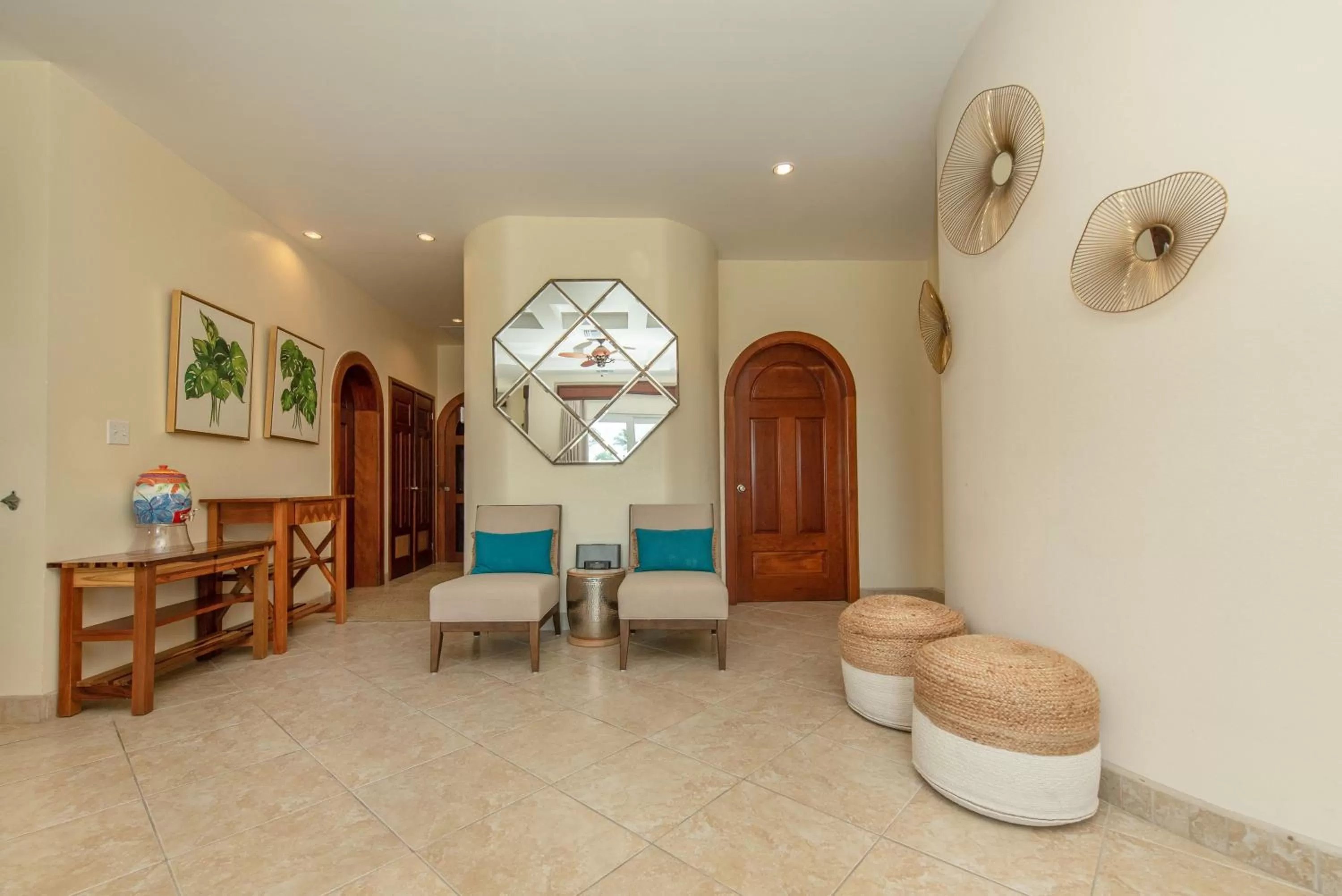 Living room in Grand Caribe Belize