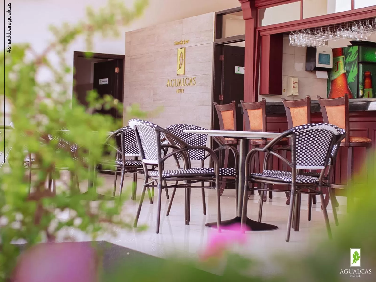 Patio in Hotel Agualcas