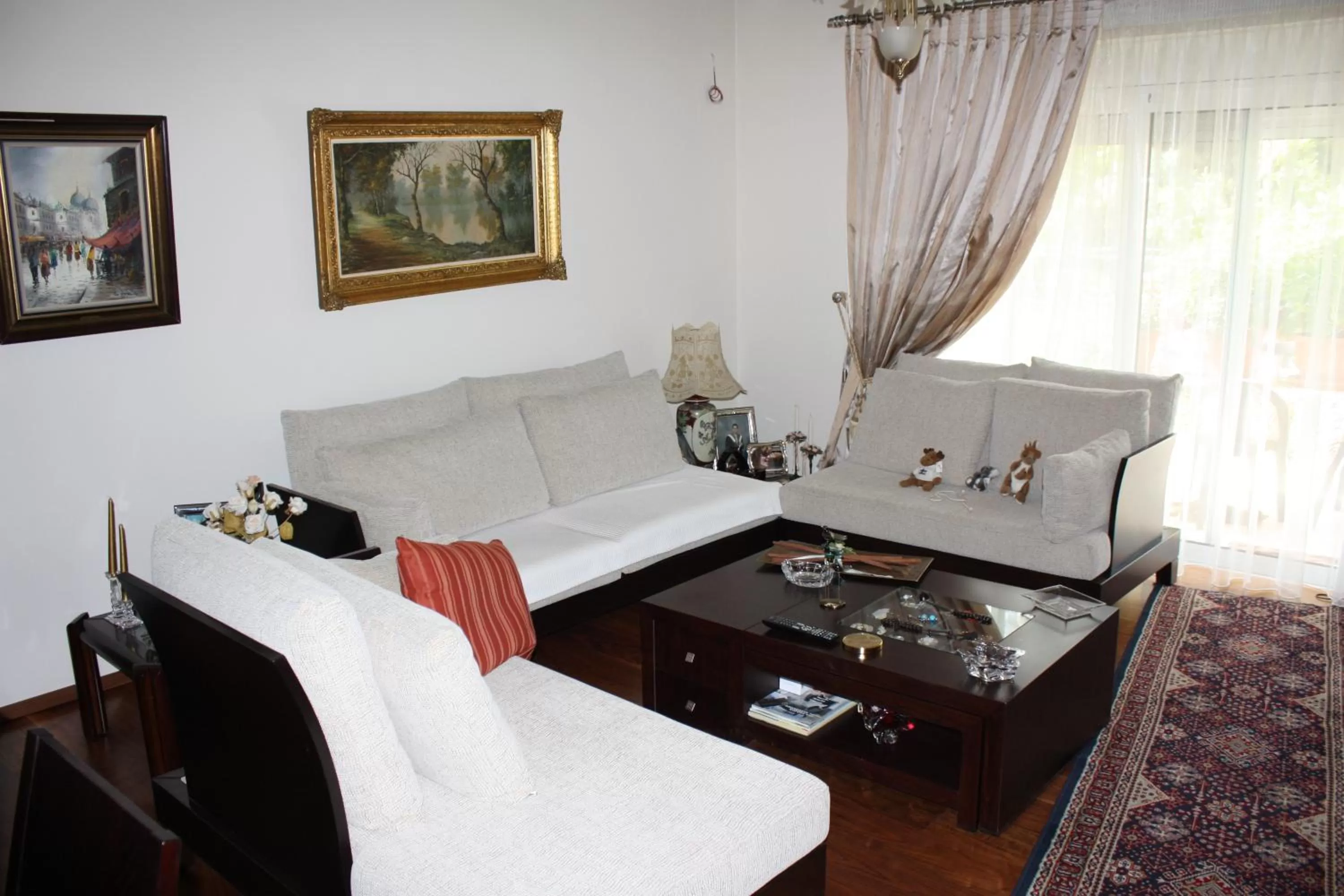 Lounge or bar, Bed in Veggie Garden Athens B&B