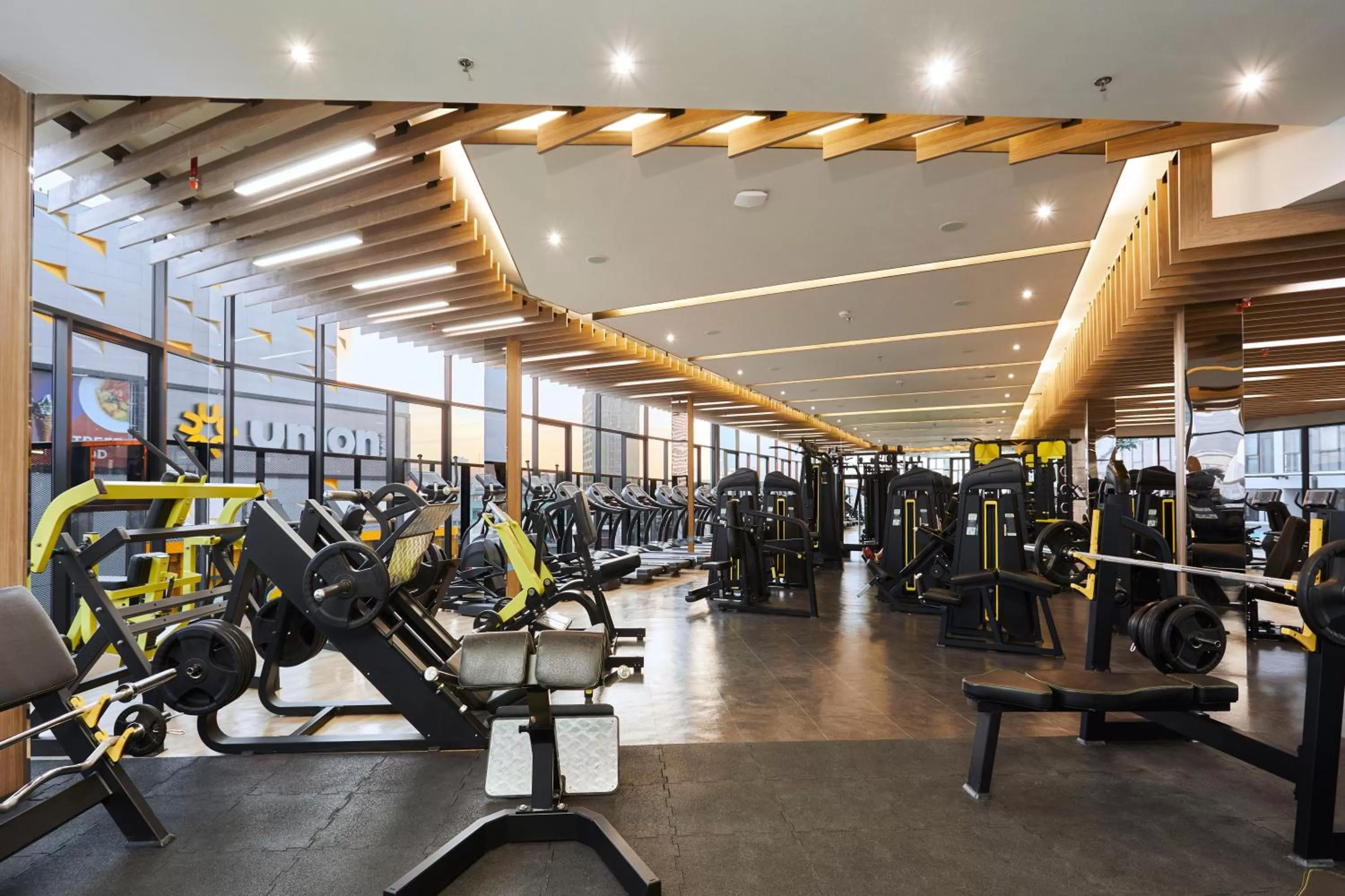 Fitness centre/facilities in The Quarter Ladprao by UHG