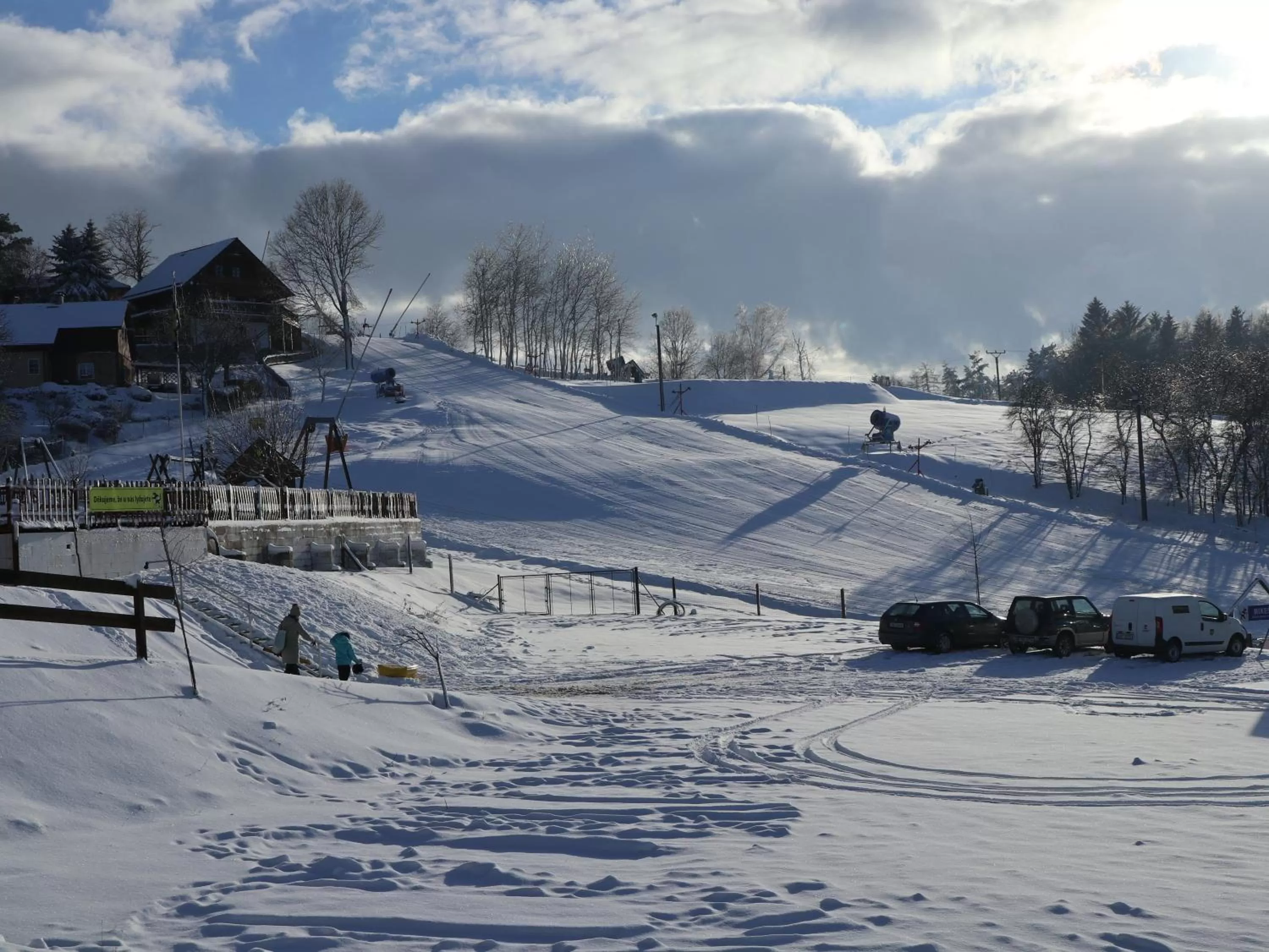 Skiing in Sport-hotel Šibeniční vrch