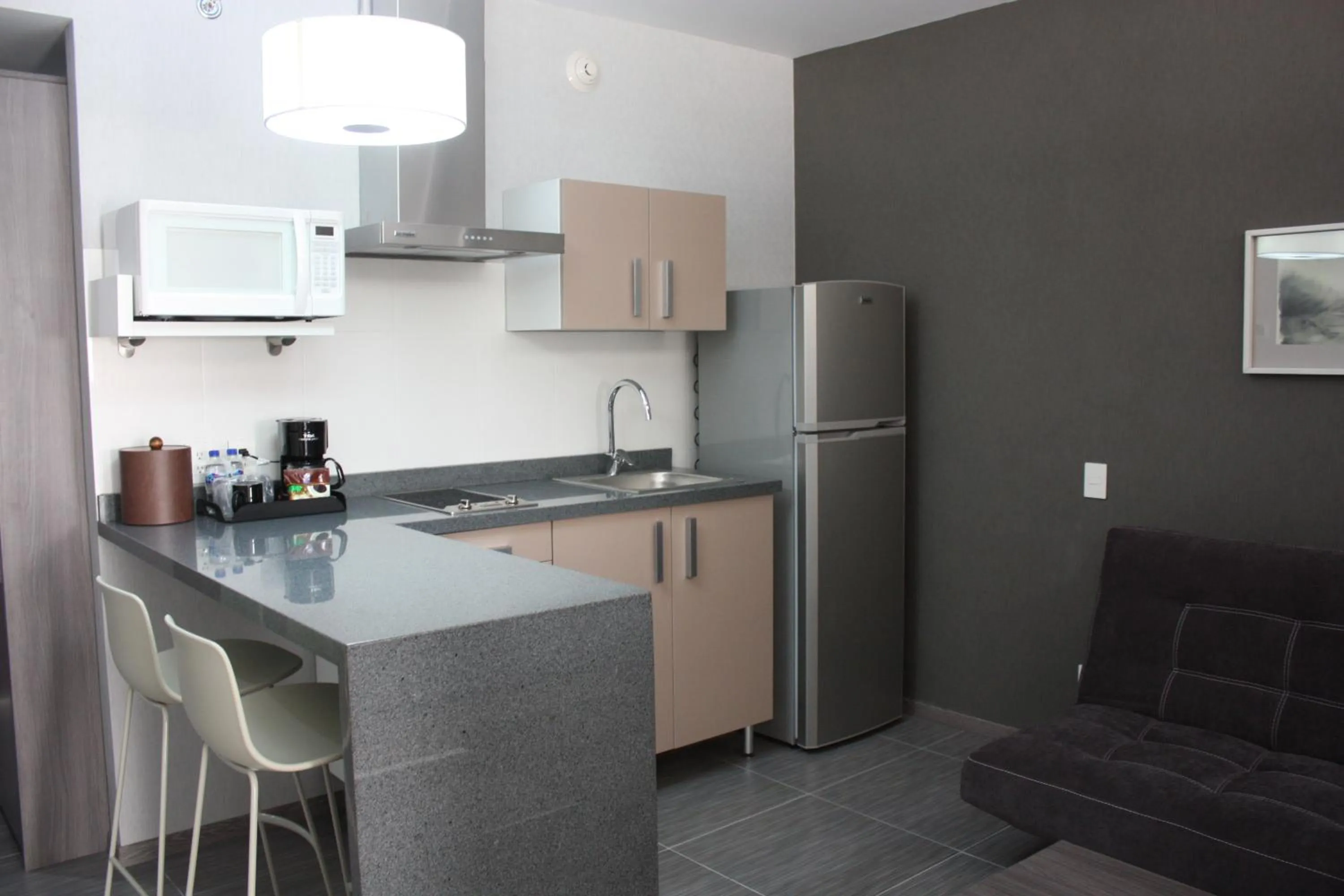 Kitchen or kitchenette in Casa Inn Business Irapuato