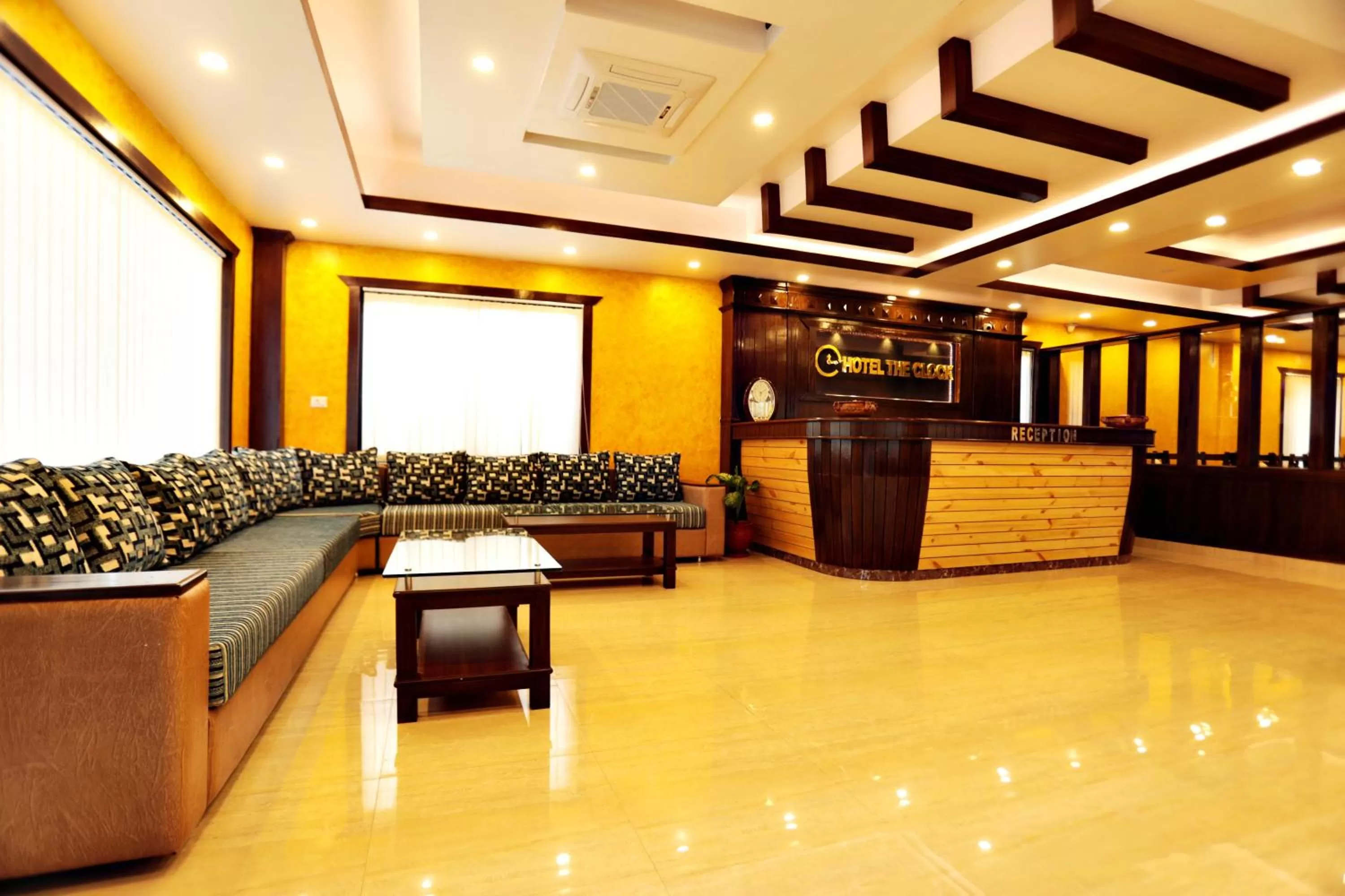 Lobby/Reception in Hotel The Clock